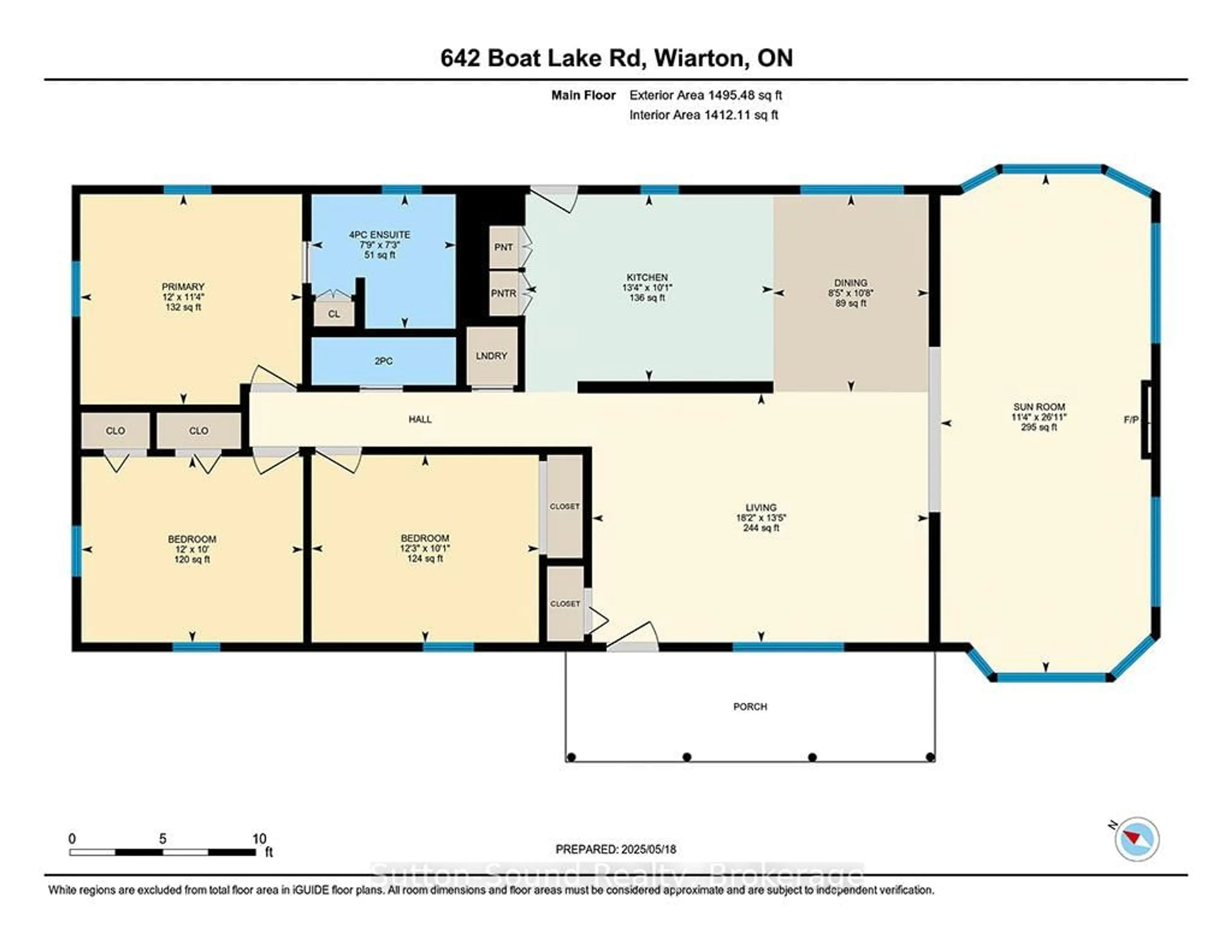 Floor plan for 642 BOAT LAKE Rd, South Bruce Peninsula Ontario N0H 2T0