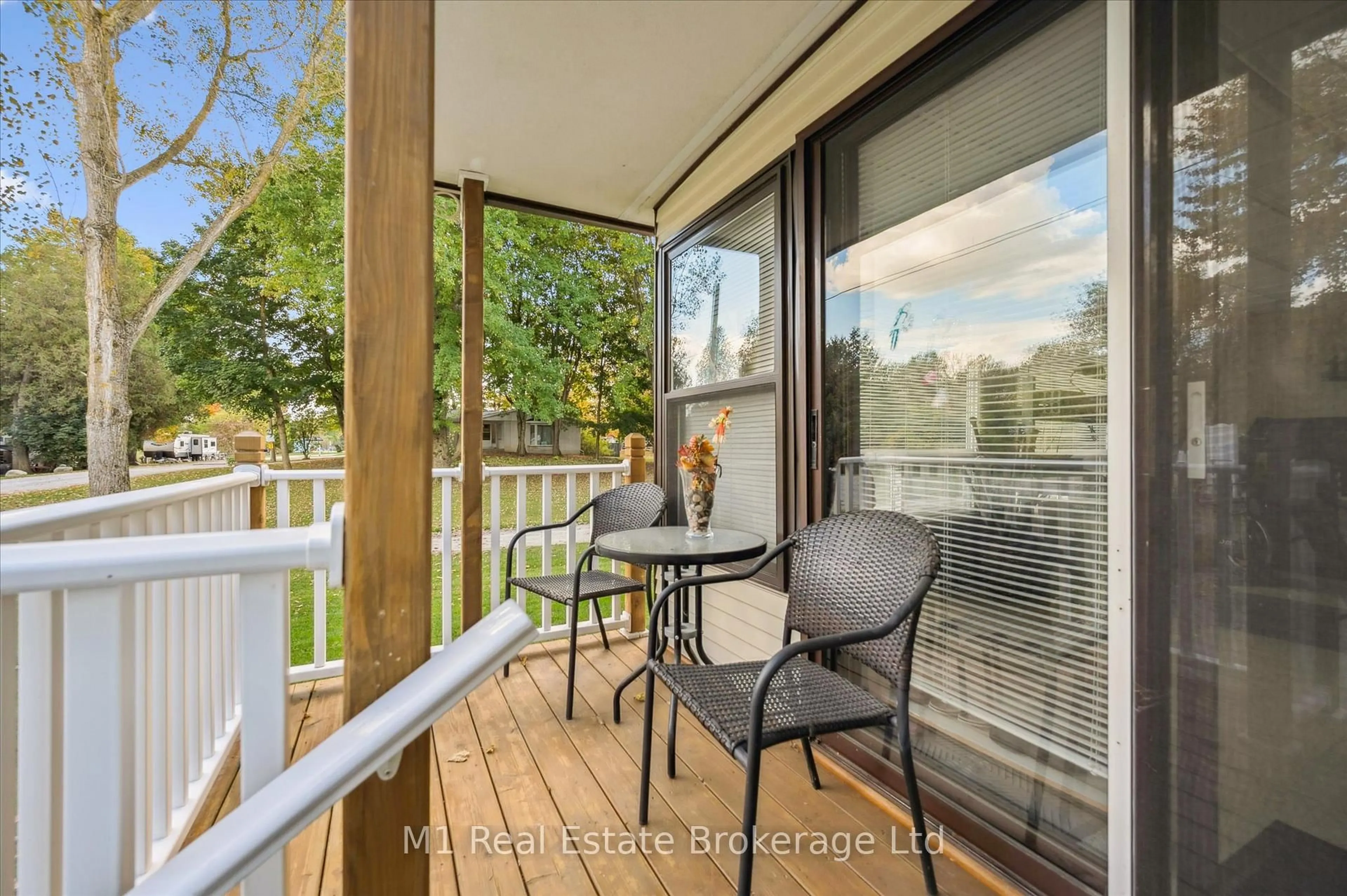 Balcony in the apartment, water/lake/river/ocean view for 1 Grand Vista Dr, Wellington North Ontario N0G 2L0
