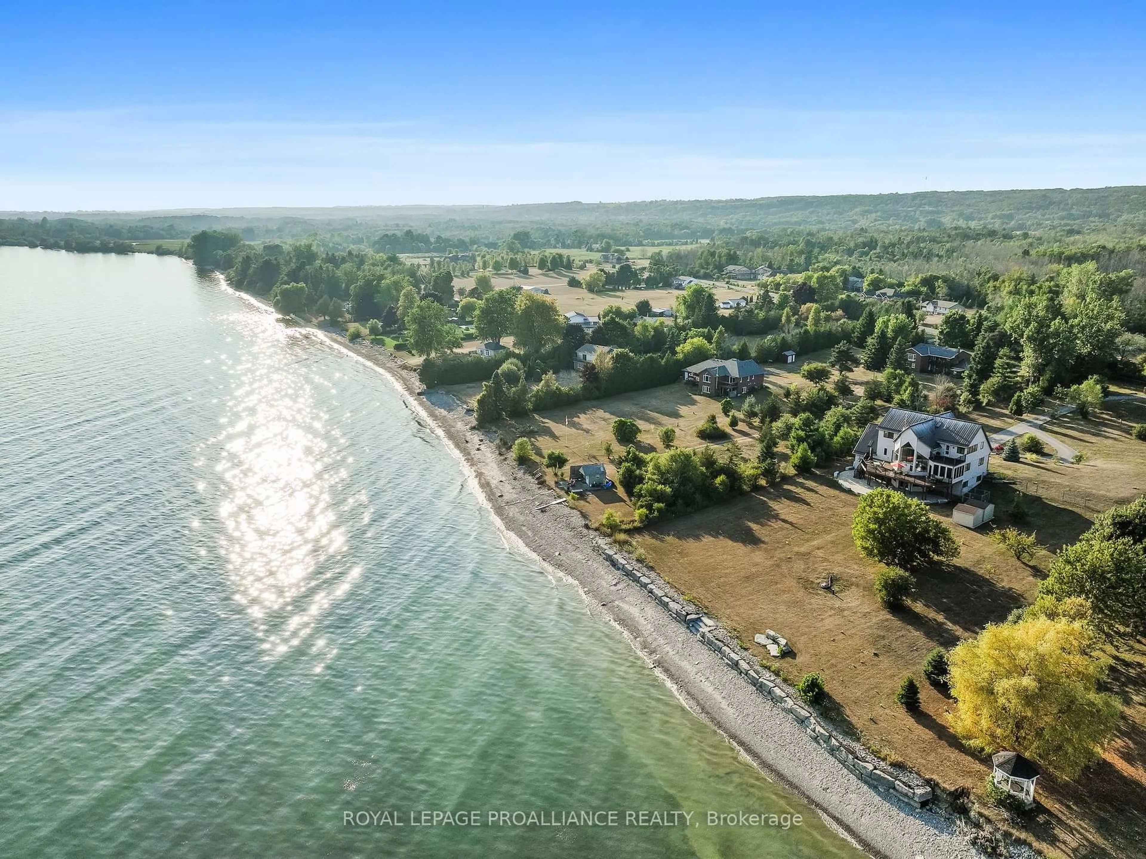 A pic from outside/outdoor area/front of a property/back of a property/a pic from drone, water/lake/river/ocean view for 263 Lakeshore Rd, Brighton Ontario K0K 1H0
