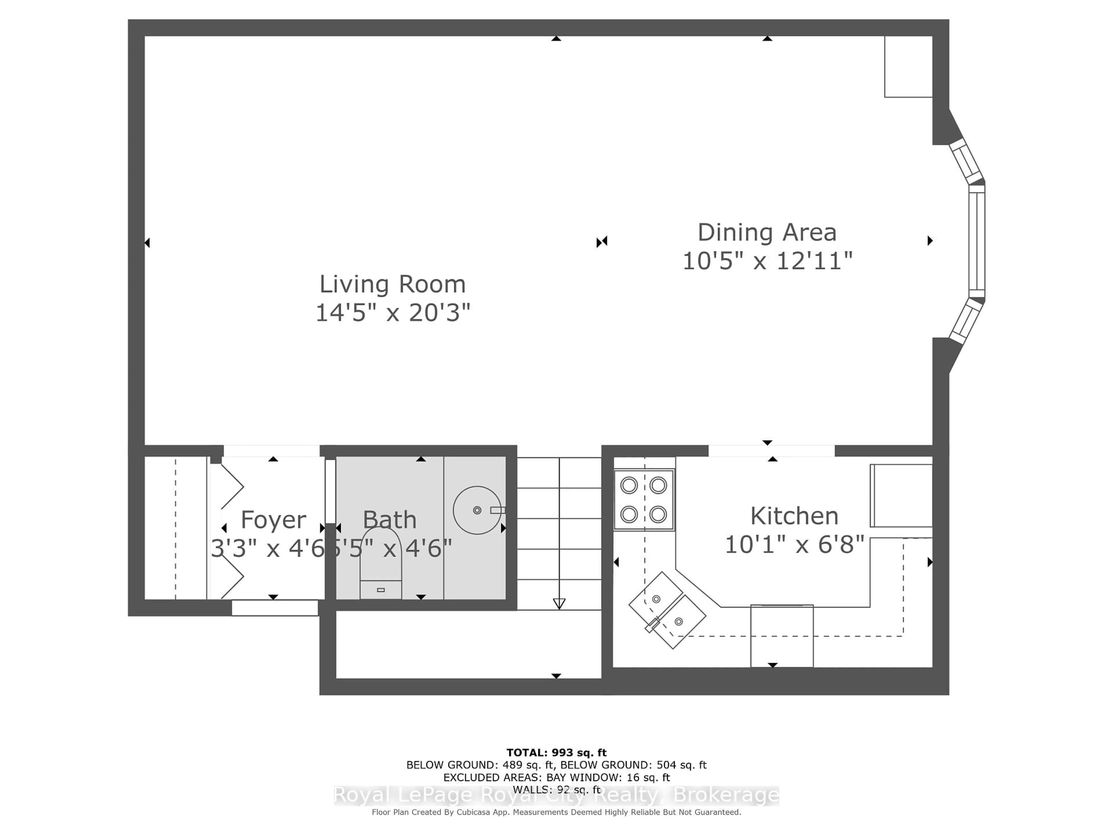 Floor plan for 360 Waterloo Ave #209, Guelph Ontario N1H 7Y3