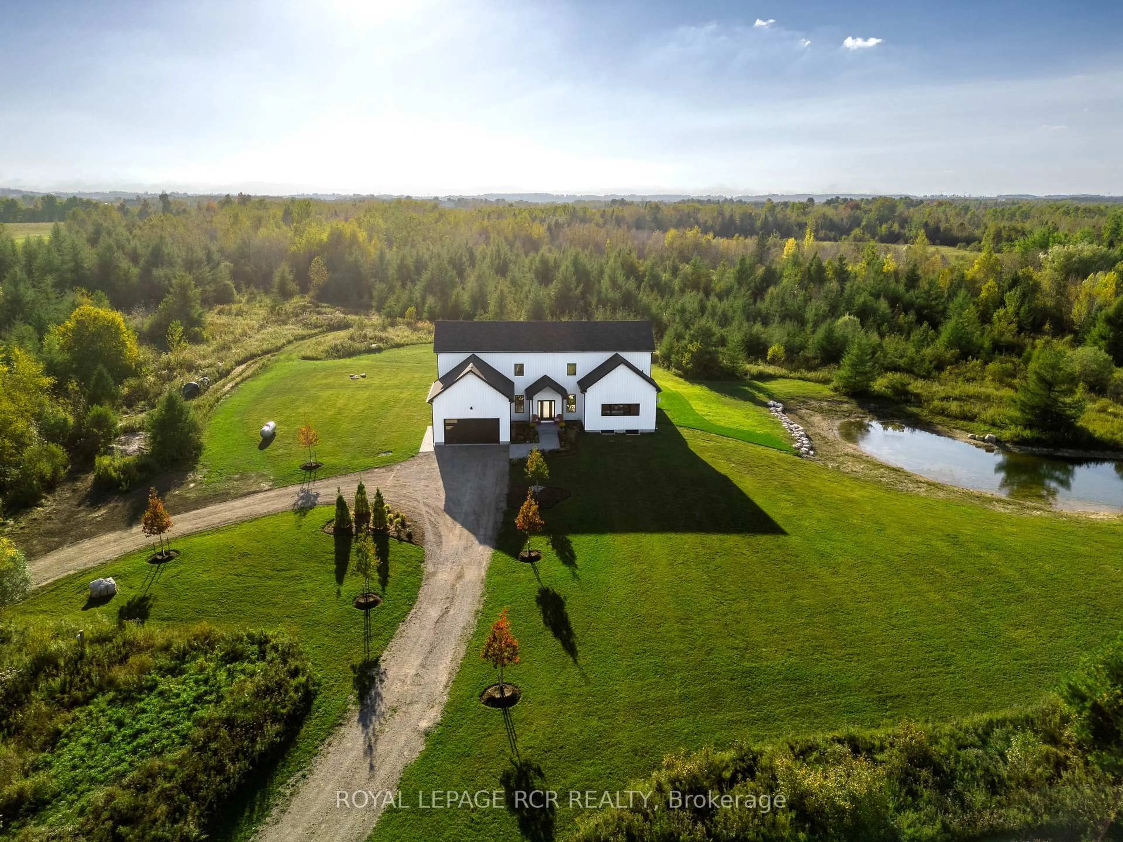 A pic from outside/outdoor area/front of a property/back of a property/a pic from drone, water/lake/river/ocean view for 595130 Blind Line, Mono Ontario L9W 5N4