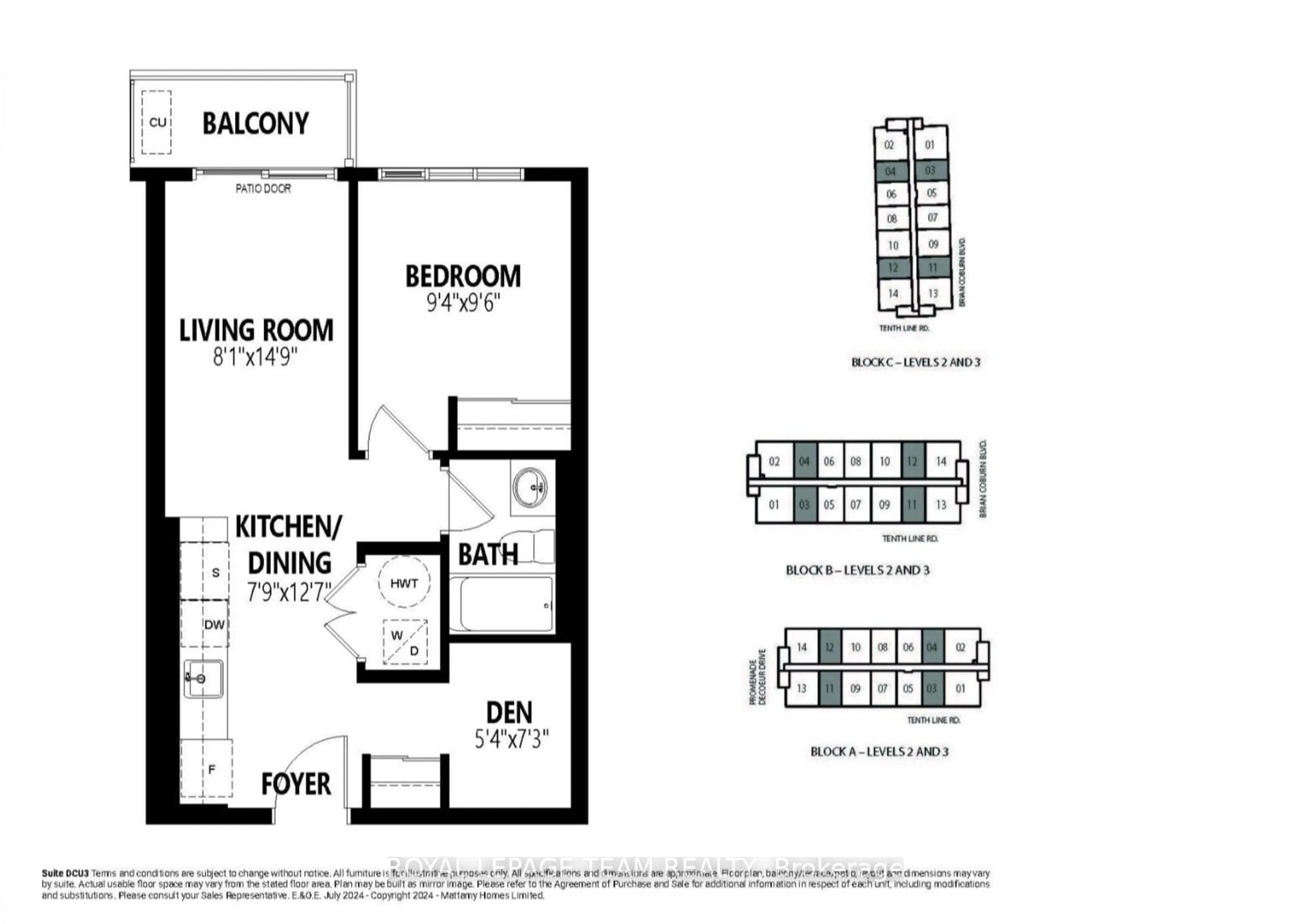 Floor plan for 2370 Tenth Line Rd #312, Orleans Ontario K4A 5V1