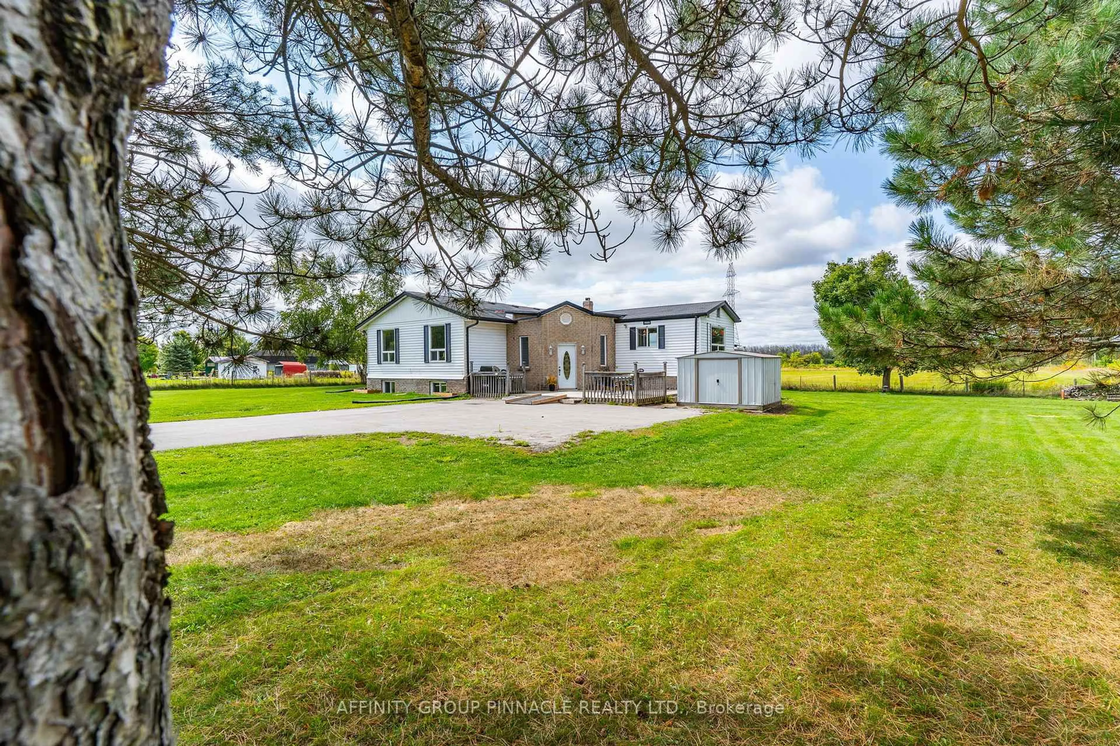 A pic from outside/outdoor area/front of a property/back of a property/a pic from drone, unknown for 1071 Opmar Rd, Kawartha Lakes Ontario K0M 2M0