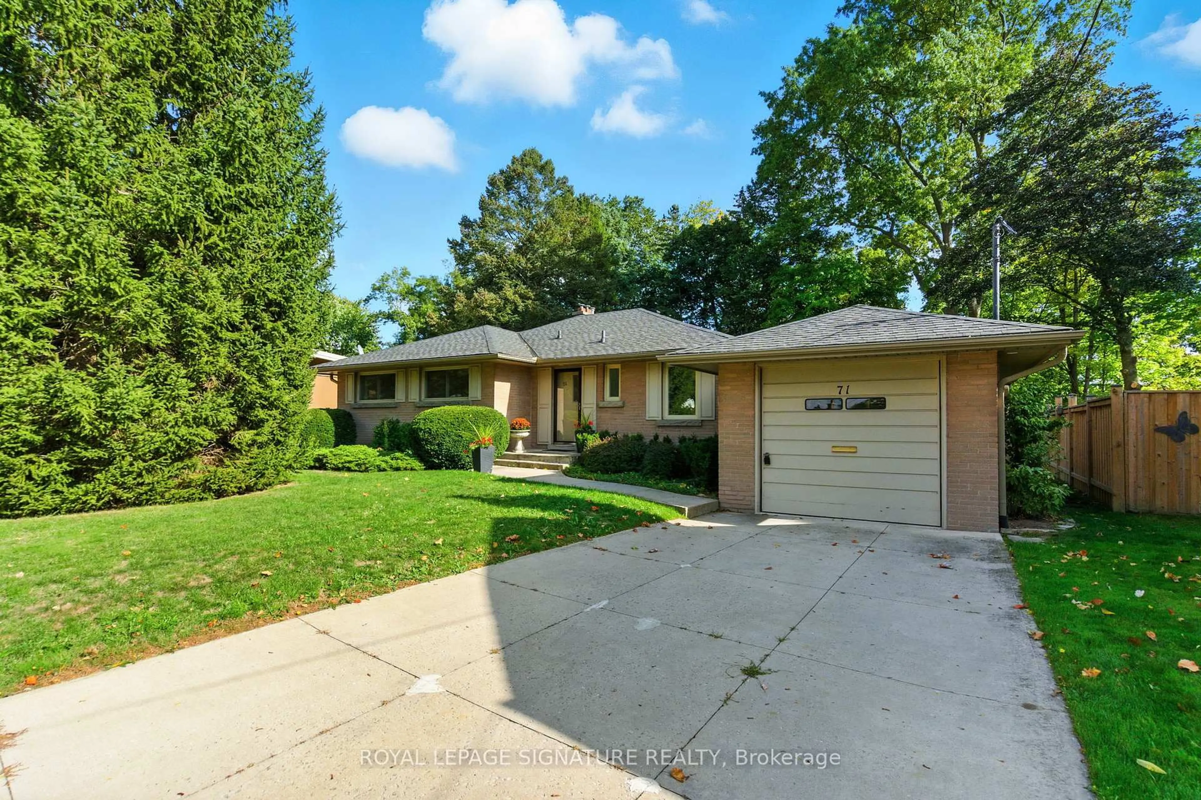 Home with brick exterior material, street for 71 Grant Blvd, Hamilton Ontario L9H 4L9