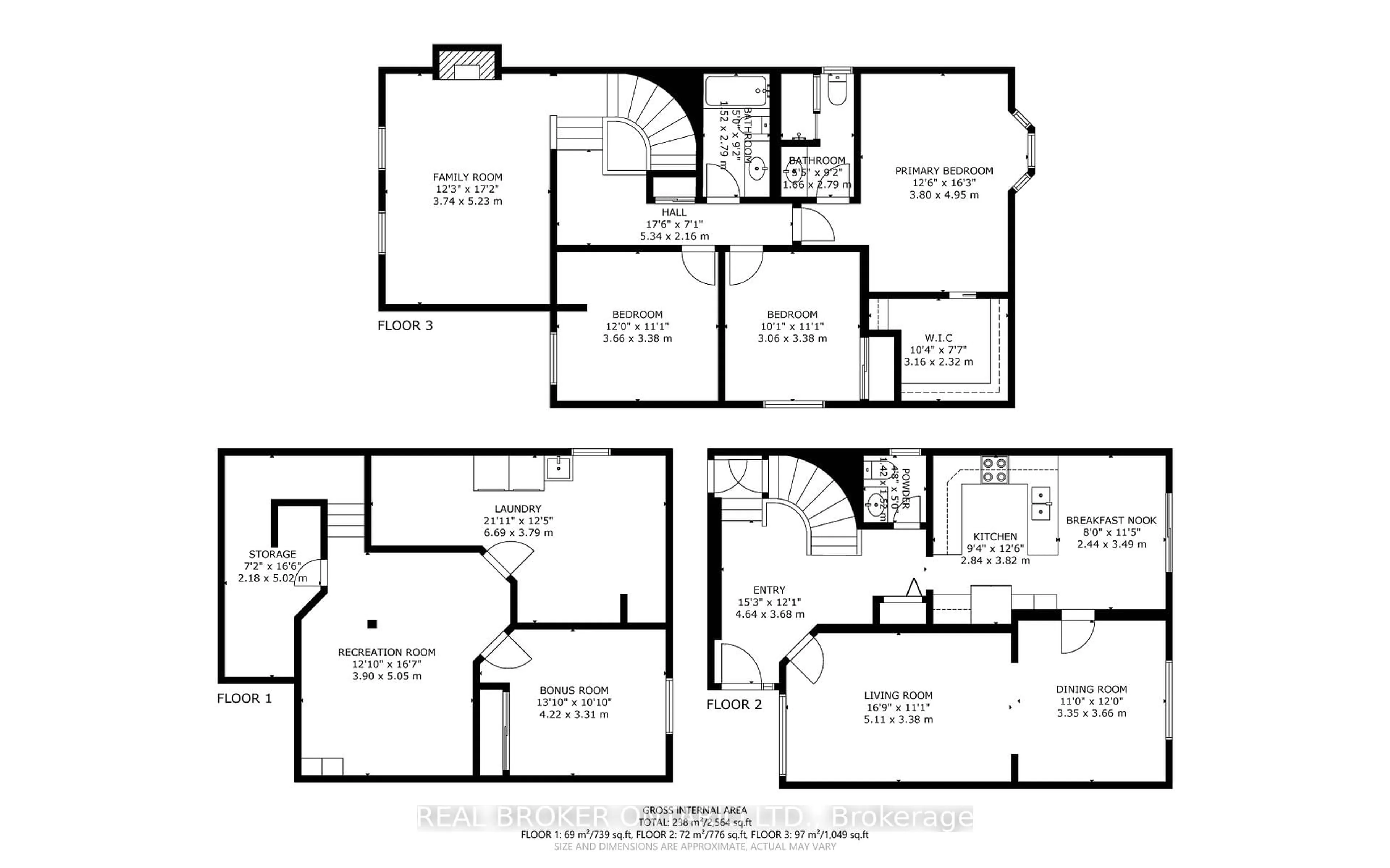 Floor plan for 618 Tourelle Dr, Ottawa Ontario K4A 3H4