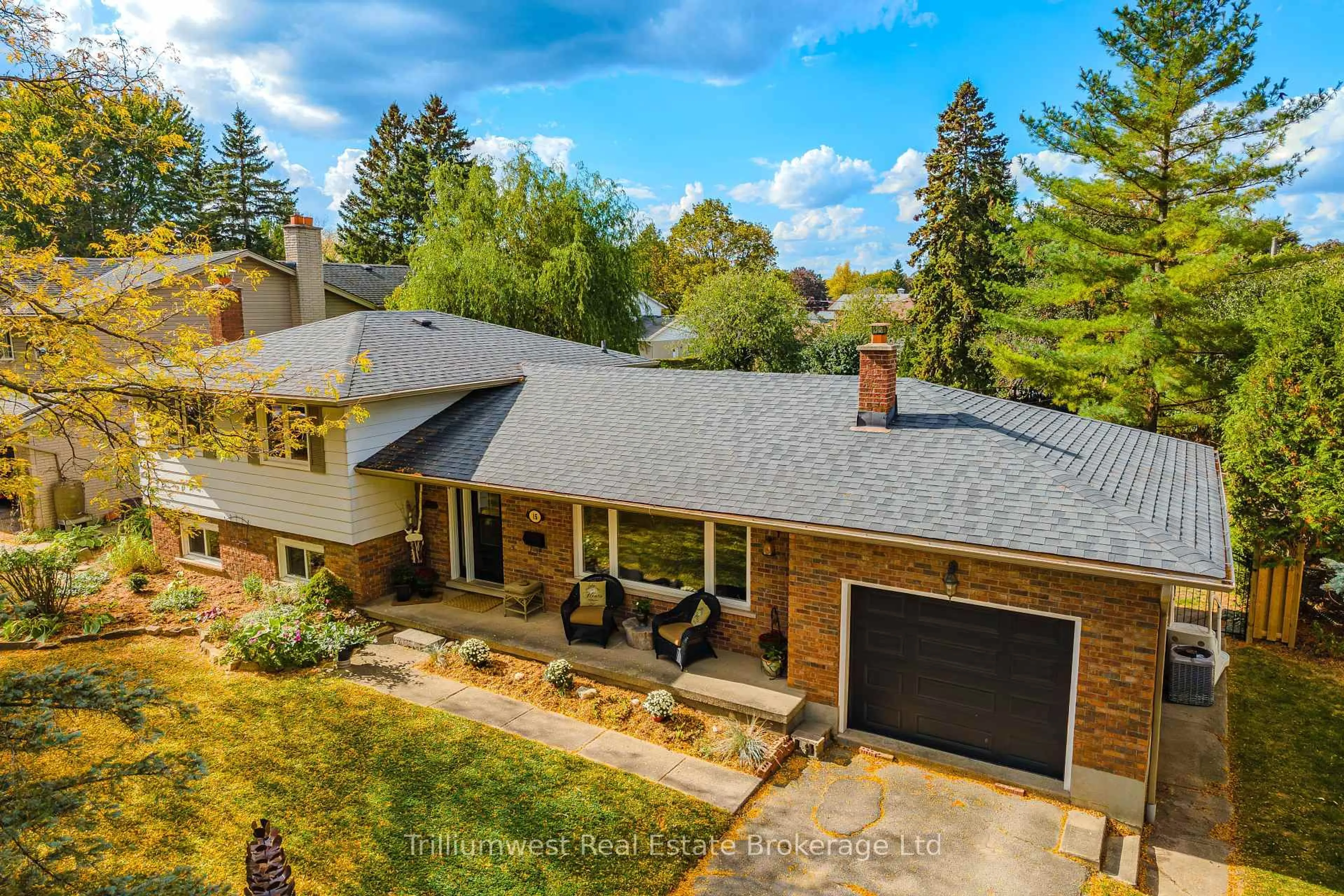 Home with brick exterior material, street for 15 Karen Ave, Guelph Ontario N1G 2N8