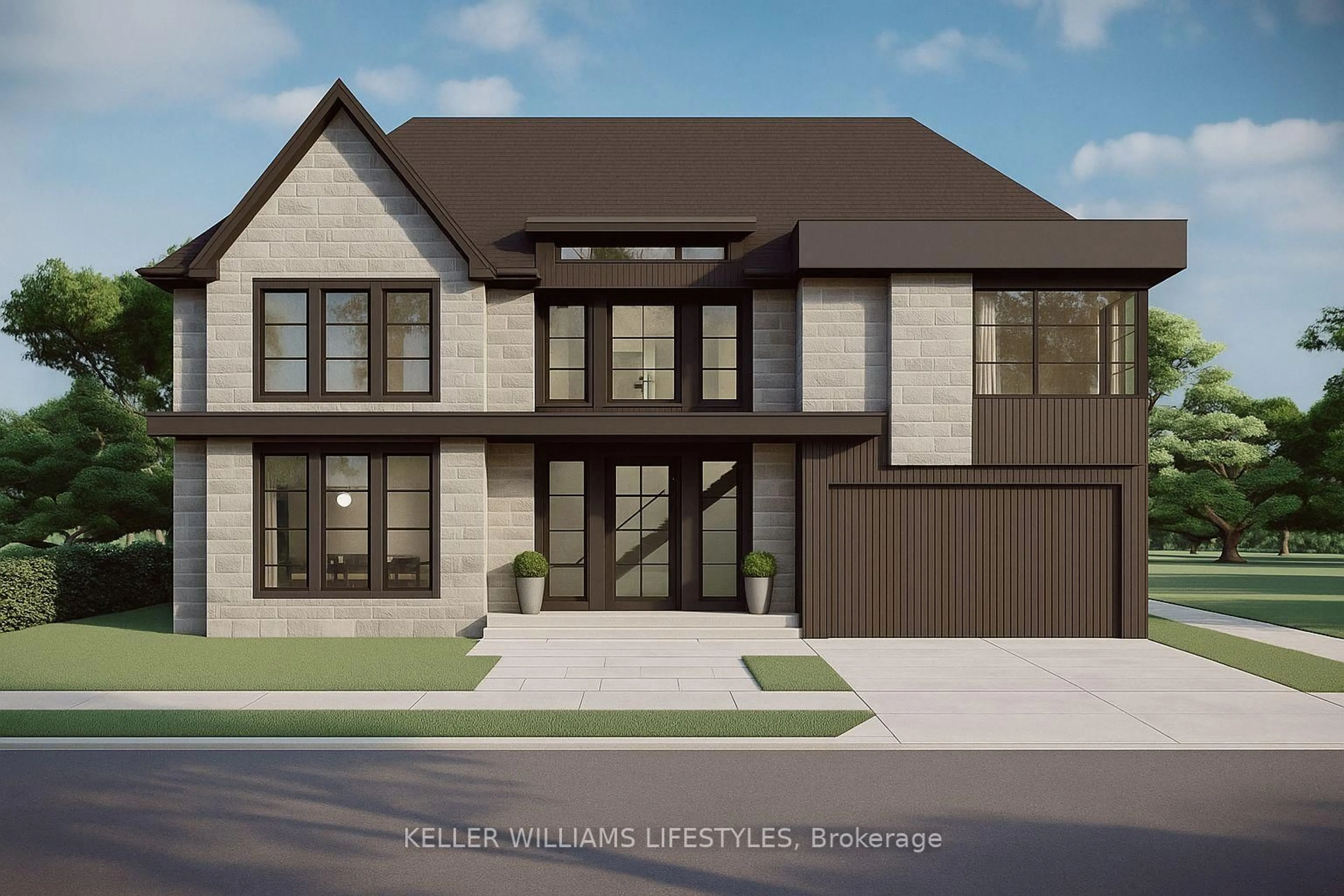 Home with brick exterior material, street for Lot 4 Valleystream Walk, London North Ontario N6G 3X8