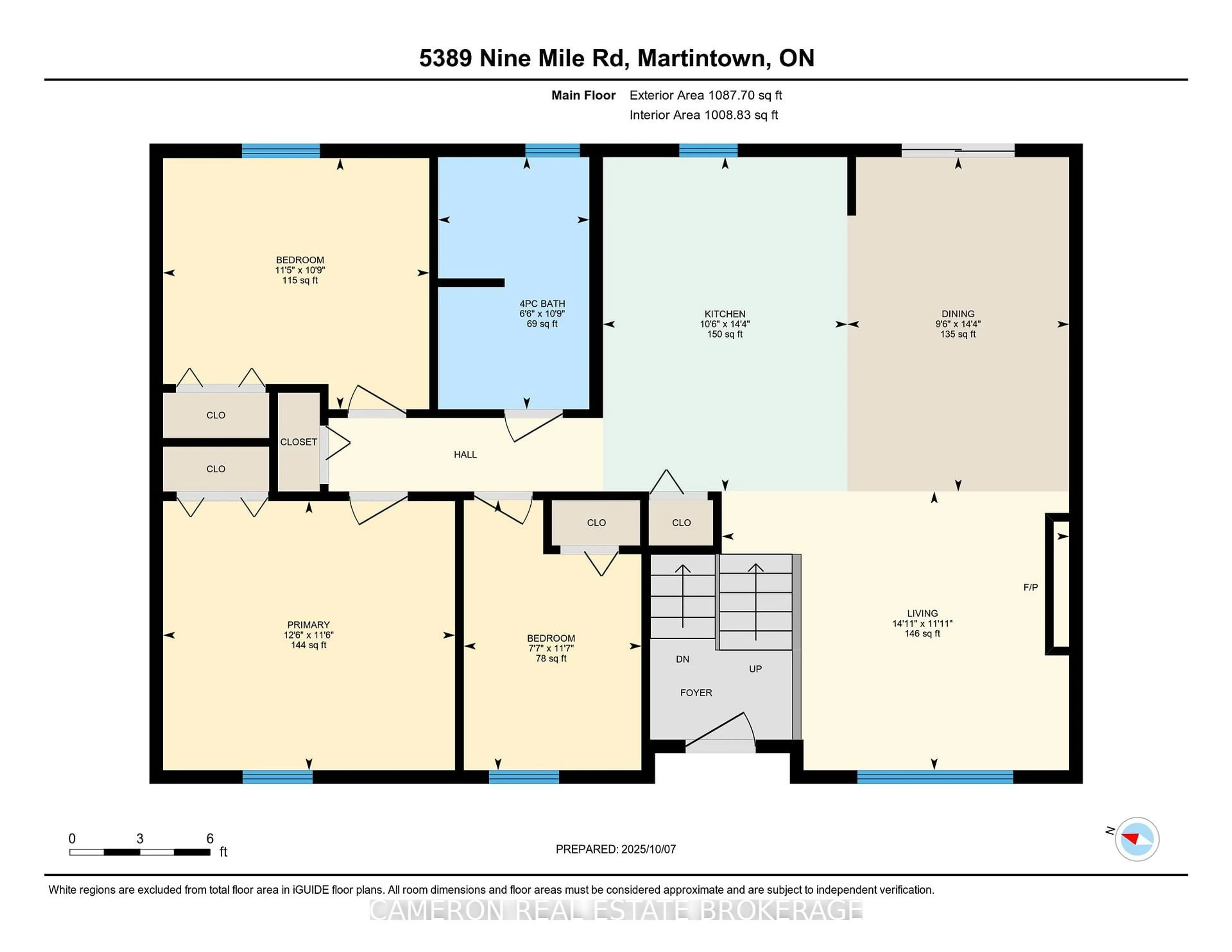 Floor plan for 5389 Nine Mile Rd, South Glengarry Ontario K0C 1S0