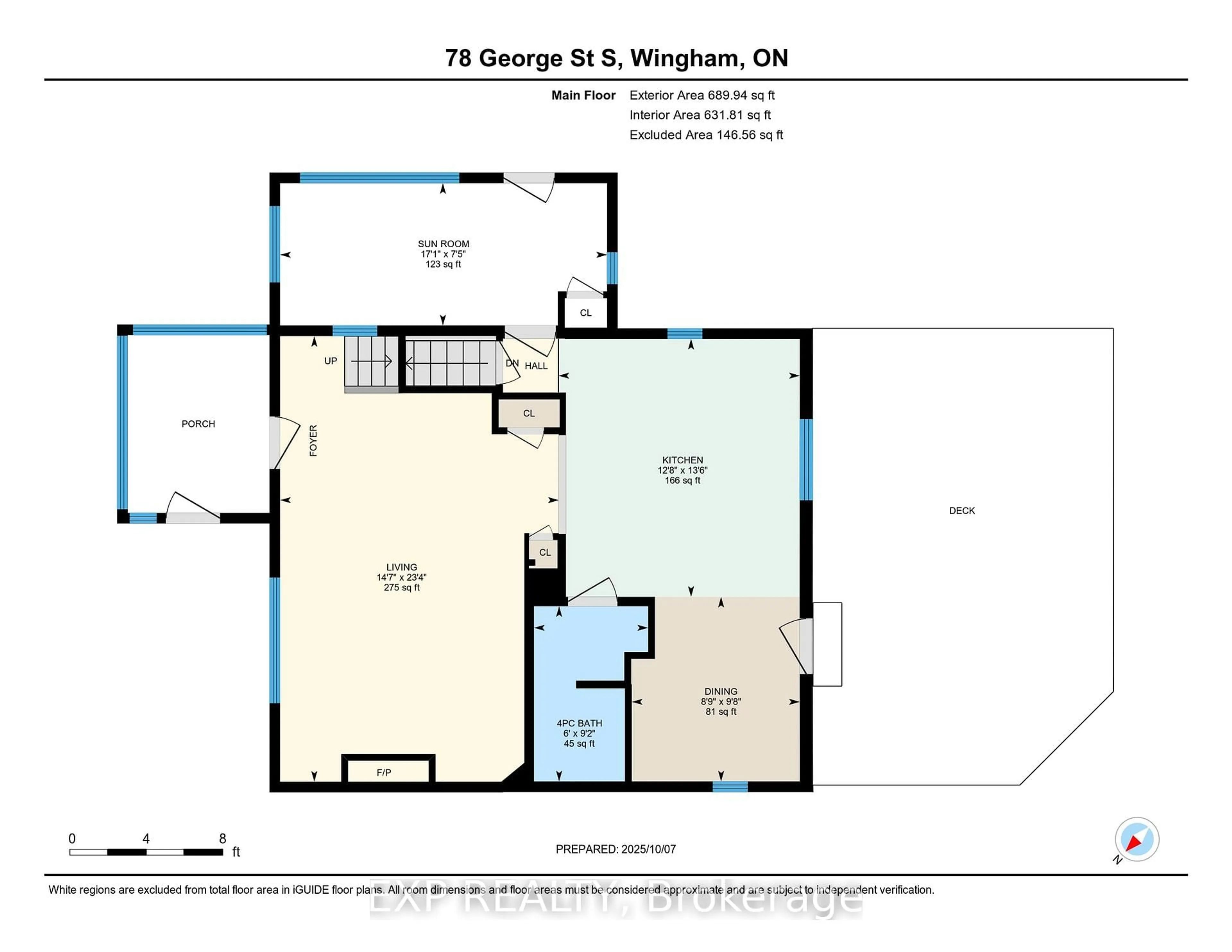 Floor plan for 78 George St, Minto Ontario N0G 1Z0