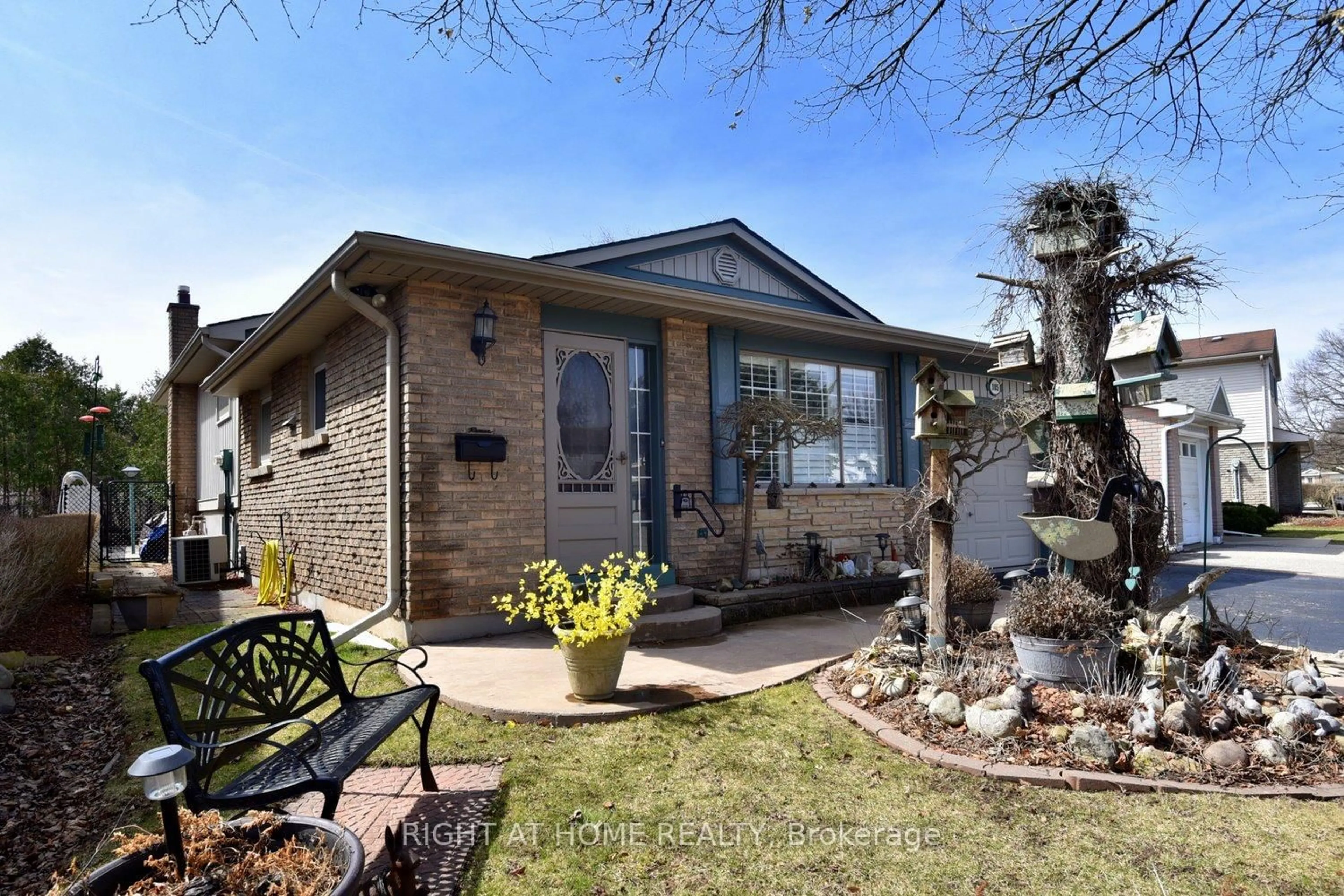 Home with brick exterior material, street for 105 Bismark Dr, Cambridge Ontario N1S 4E8
