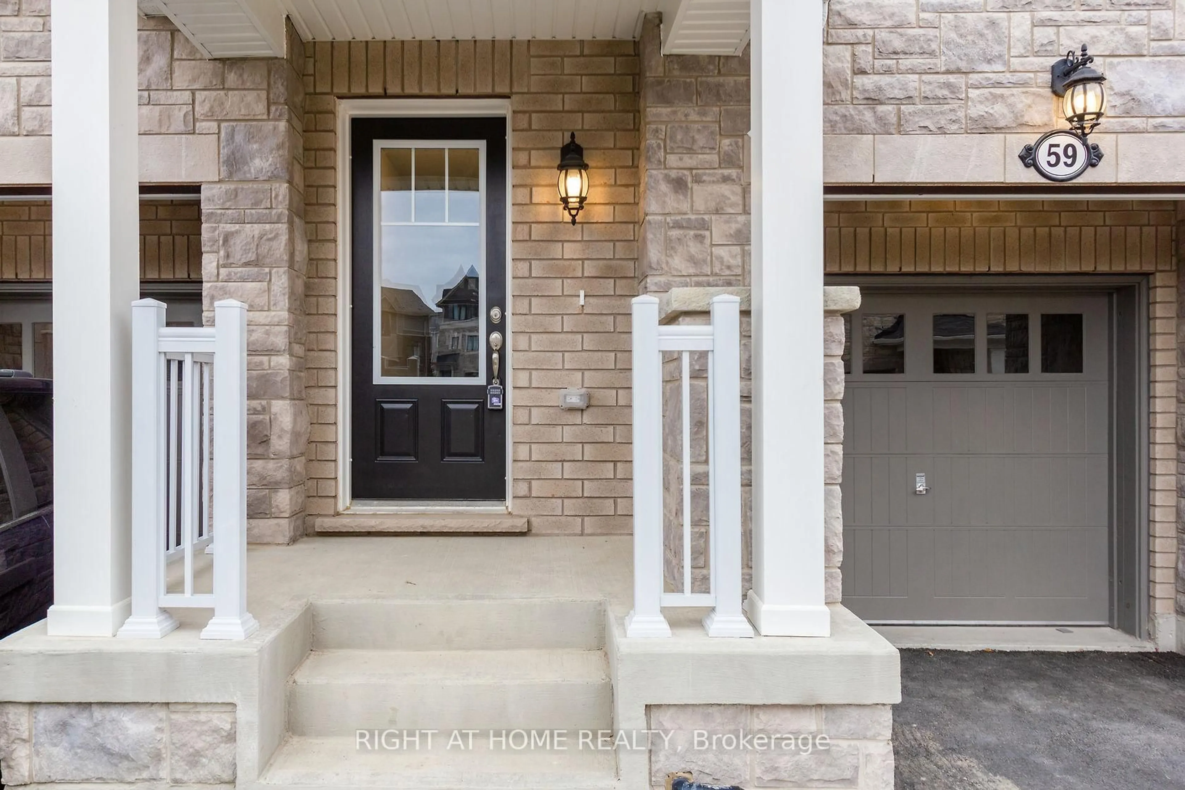 Home with brick exterior material, street for 59 Hibiscus Lane, Hamilton Ontario L8K 0A4