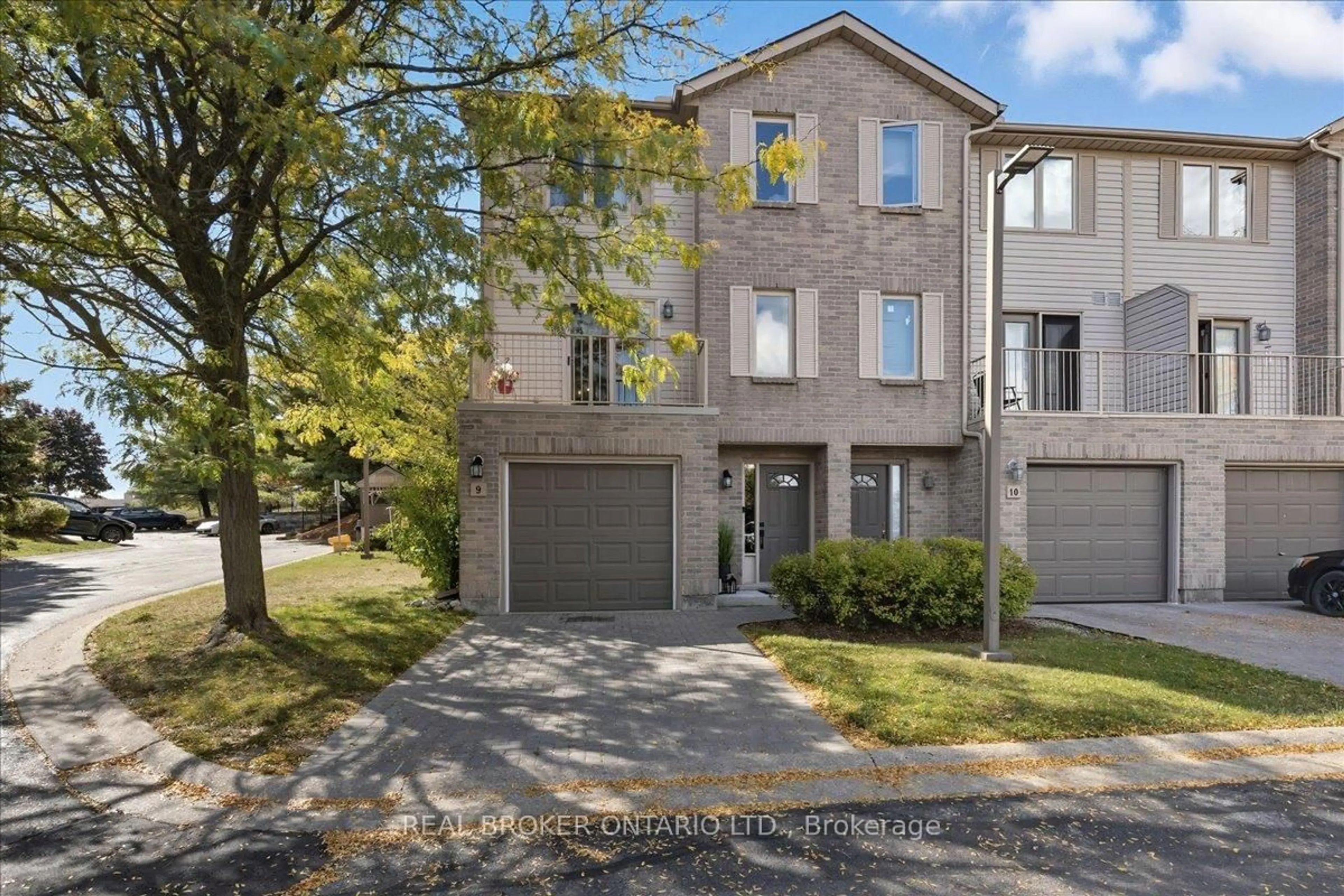Home with brick exterior material, street for 230 Blackhorne Dr #9, Kitchener Ontario N2E 1Z4