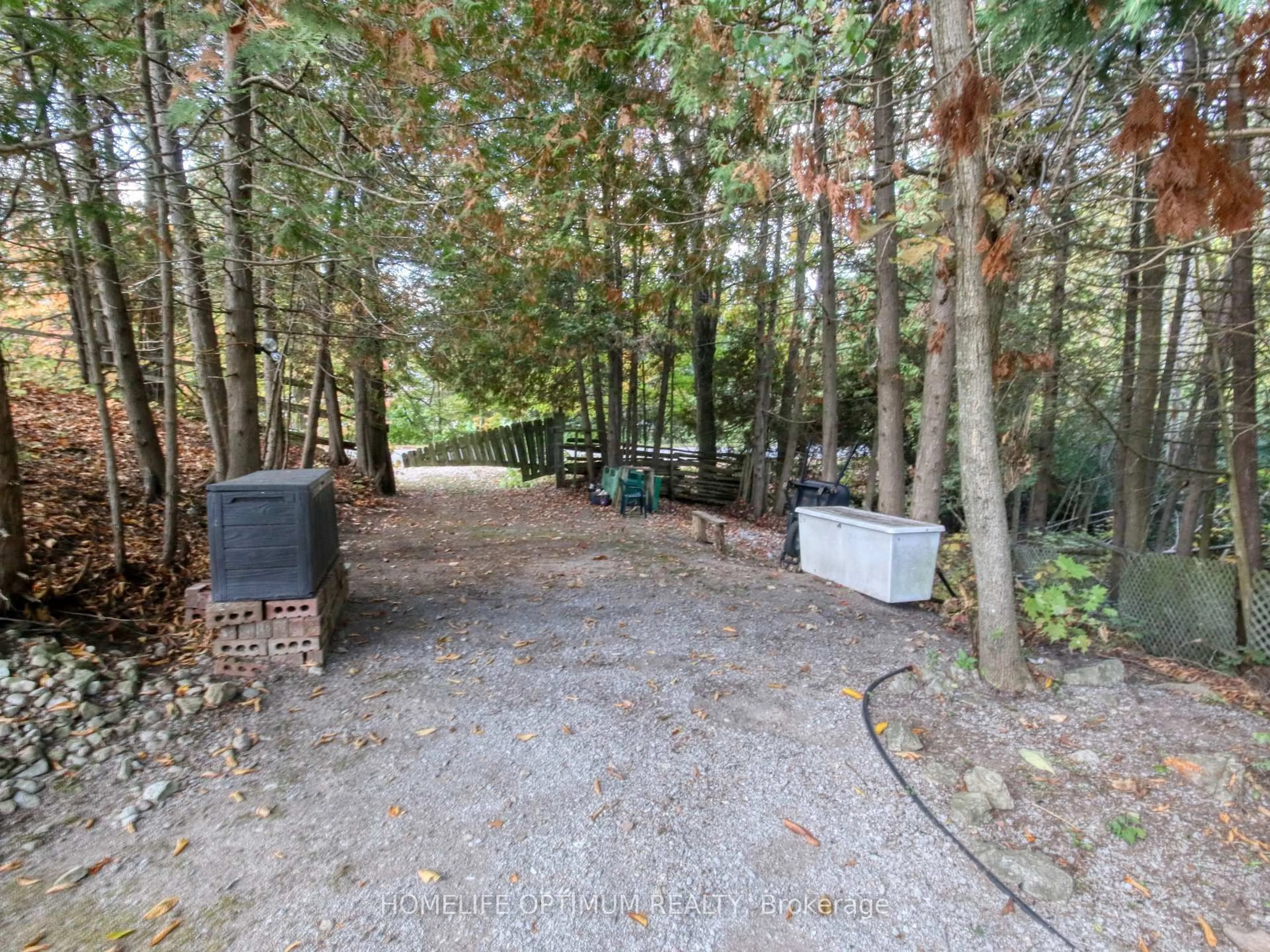 A pic from outside/outdoor area/front of a property/back of a property/a pic from drone, forest/trees view for 228 Pirates Glen Dr, Trent Lakes Ontario K0M 1A0