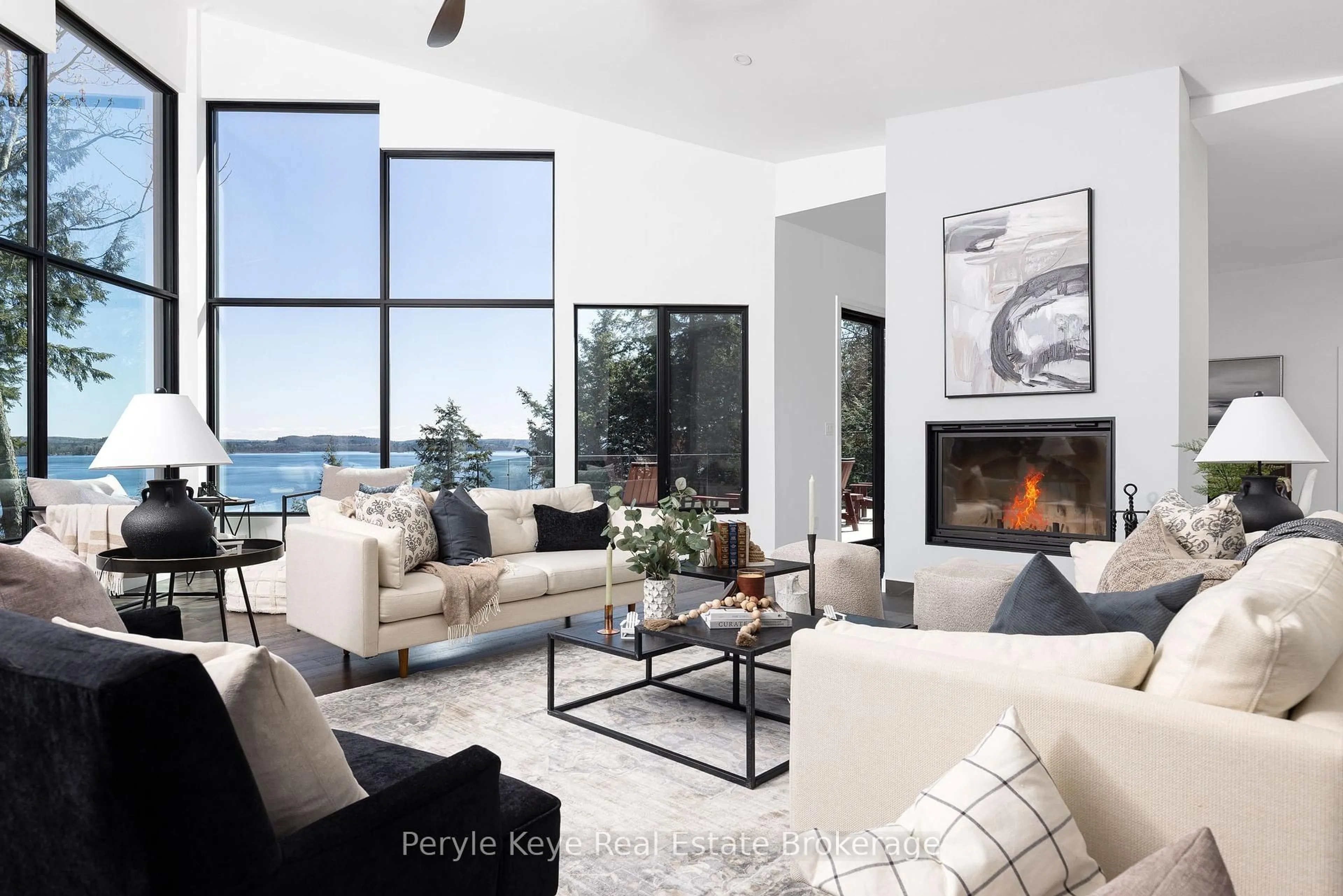 Living room with furniture, unknown for 86 Claren Cres, Huntsville Ontario P1H 0C3