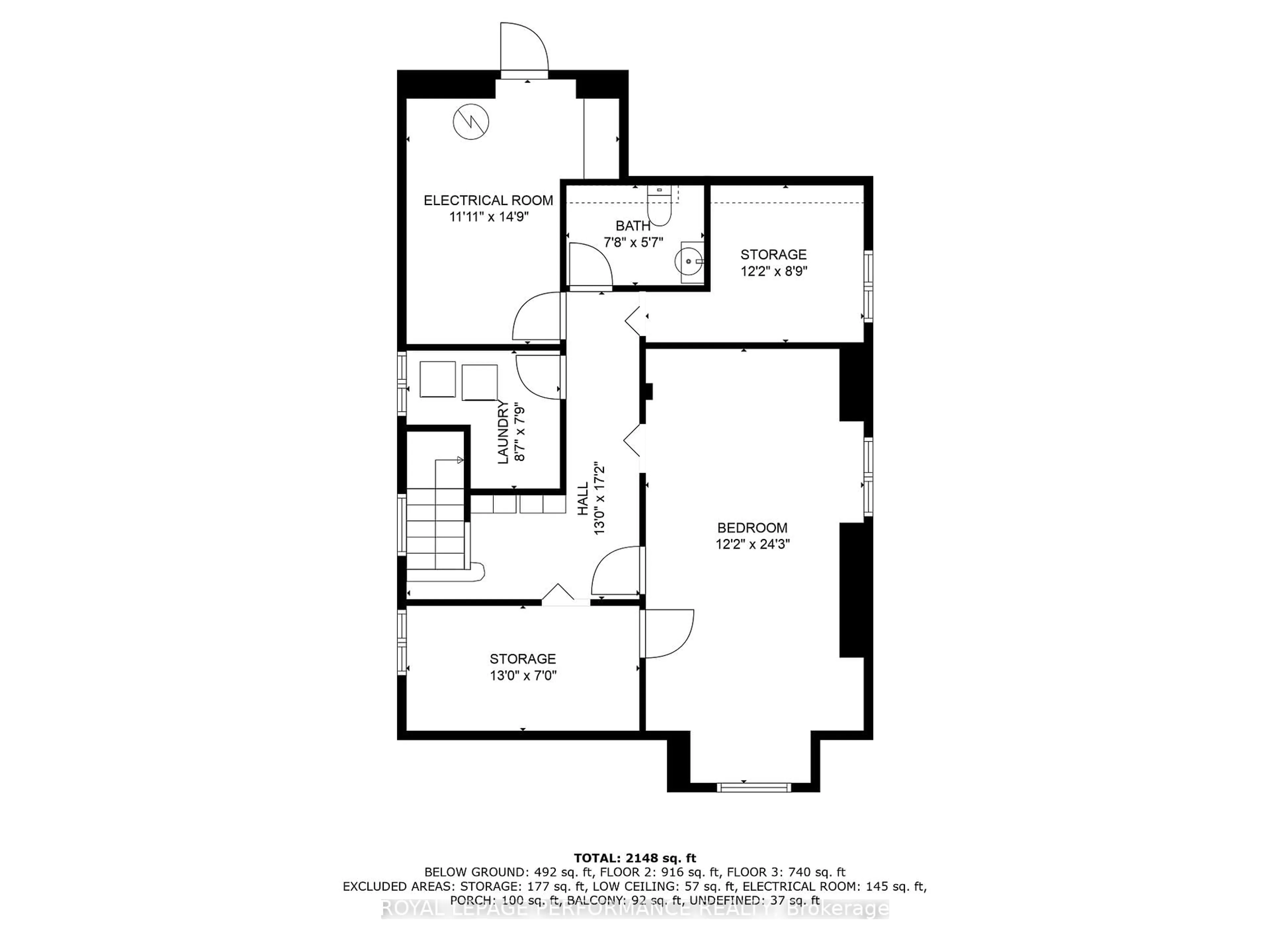 Floor plan for 511 Main St, Hawkesbury Ontario K6A 1B3