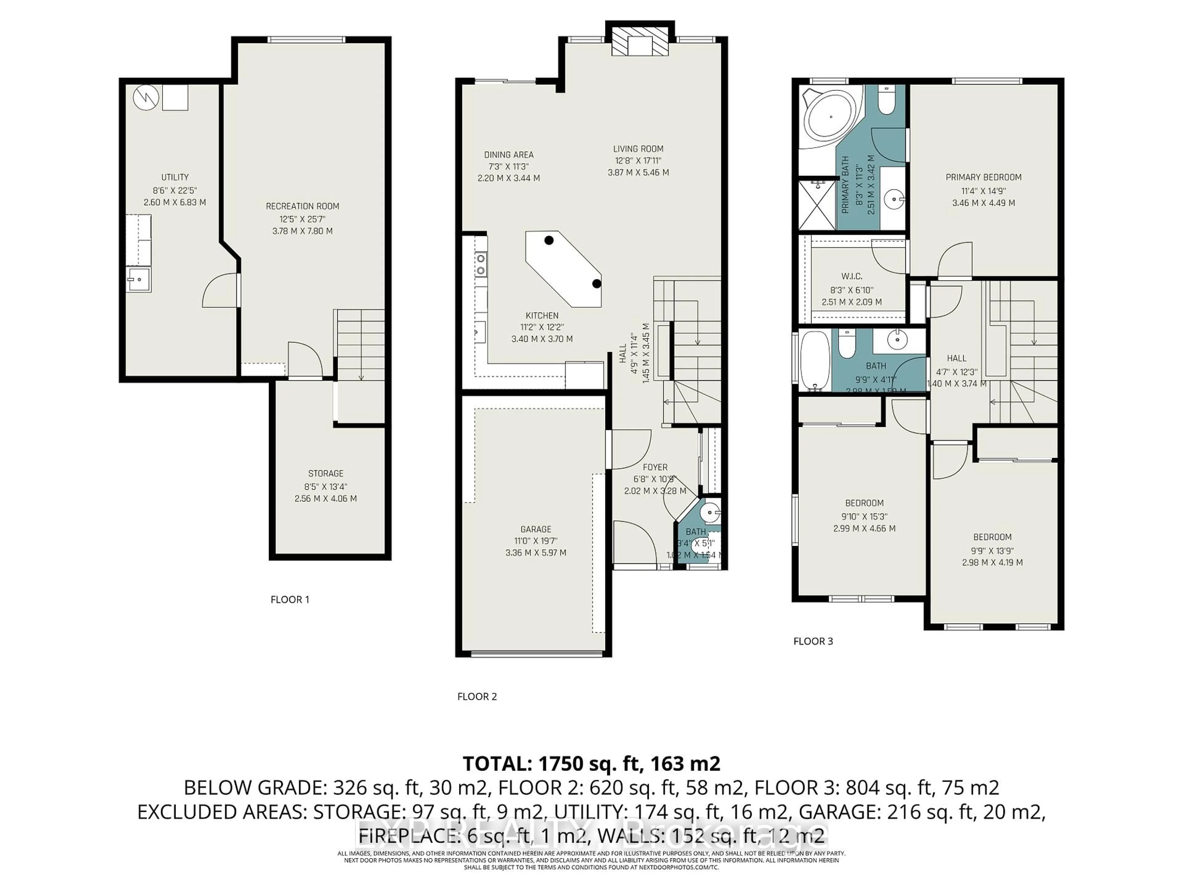 Floor plan for 1550 Demeter St, Ottawa Ontario K4A 4Y9