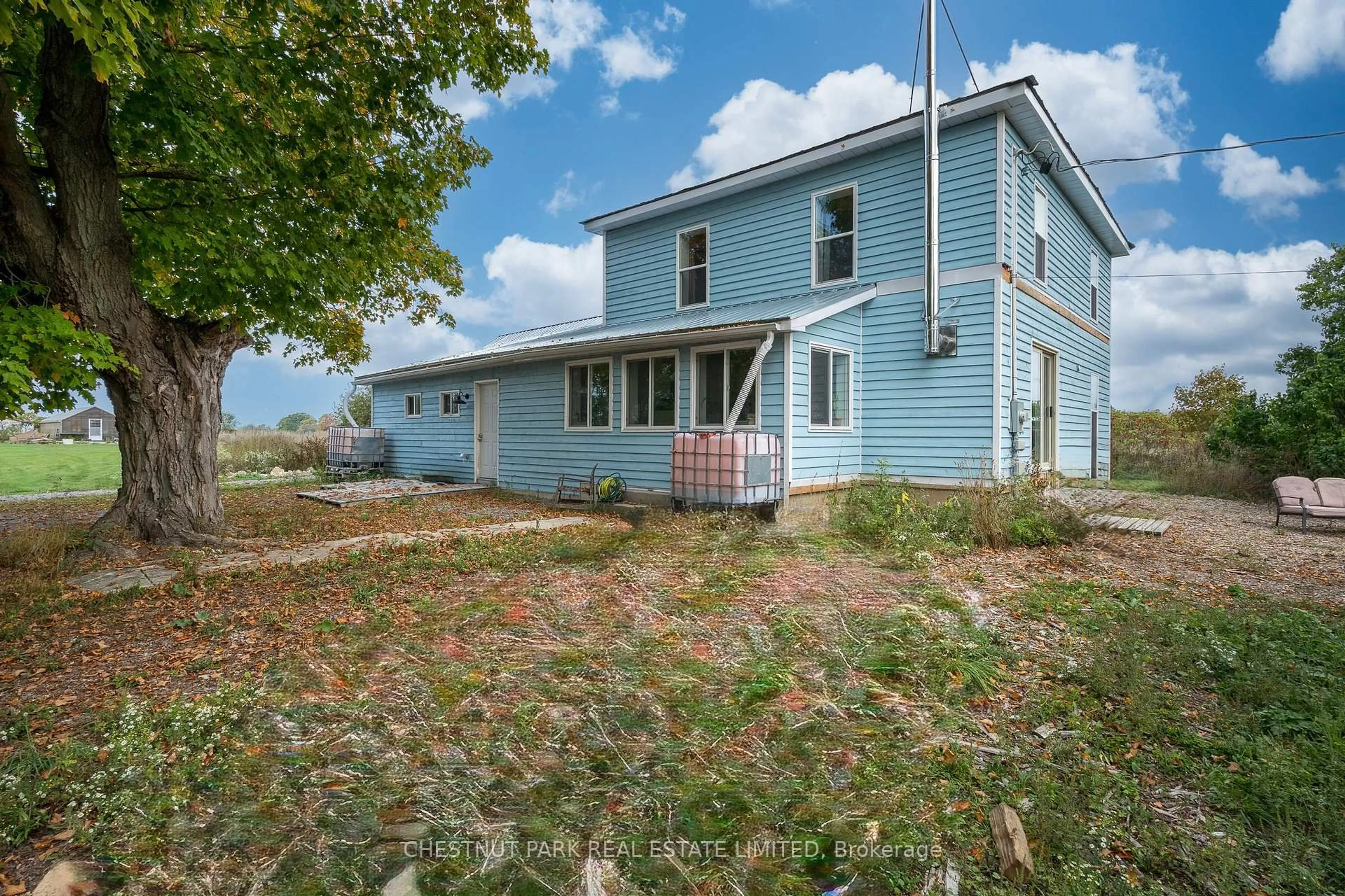 A pic from outside/outdoor area/front of a property/back of a property/a pic from drone, unknown for 206 Stinson Block Rd, Prince Edward County Ontario K0K 1T0