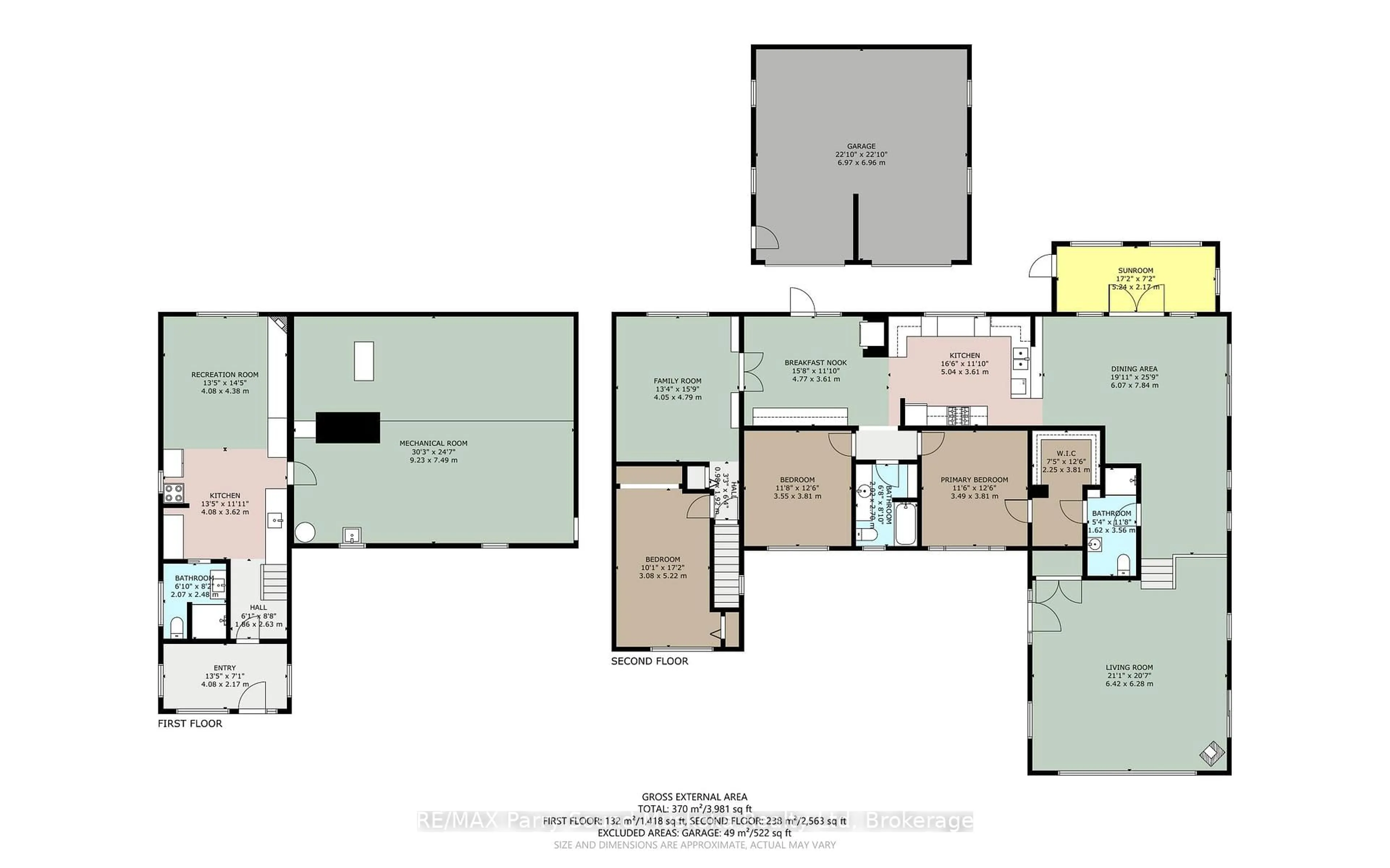 Floor plan for 9 Addie St, Parry Sound Ontario P2A 2J9