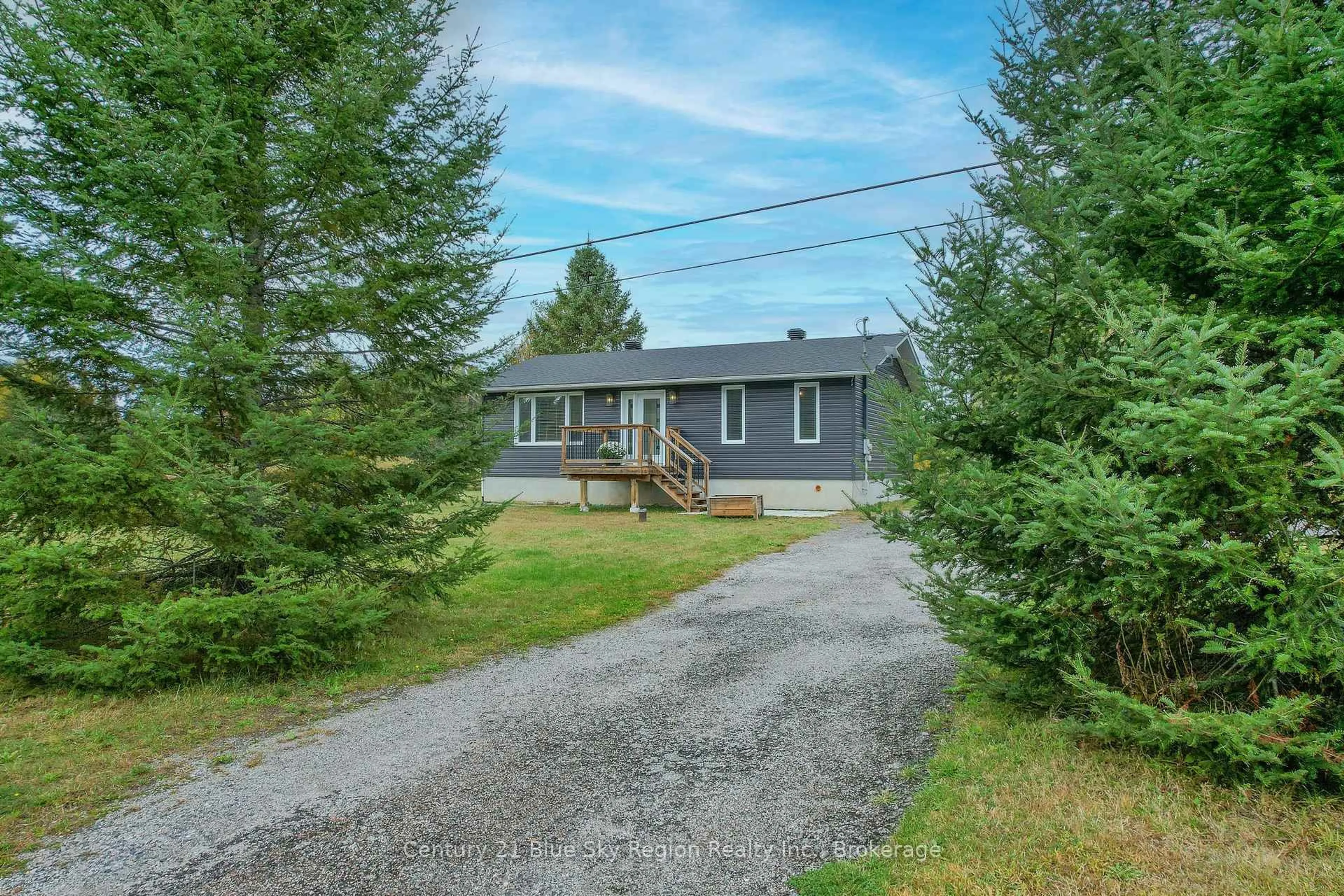 A pic from outside/outdoor area/front of a property/back of a property/a pic from drone, street for 1118 Highway 94, East Ferris Ontario P0H 1K0