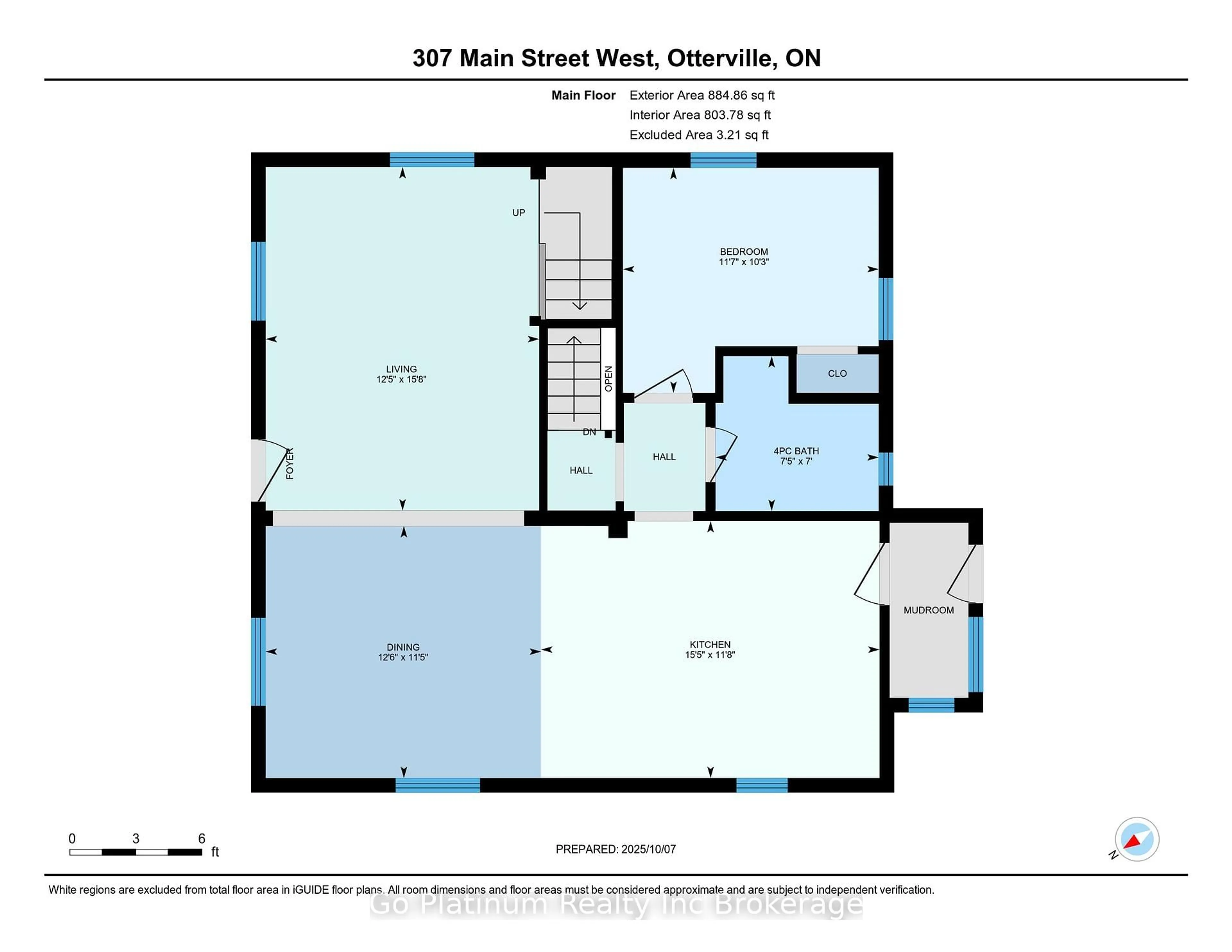 Floor plan for 307 Main St, Norwich Ontario N0J 1R0