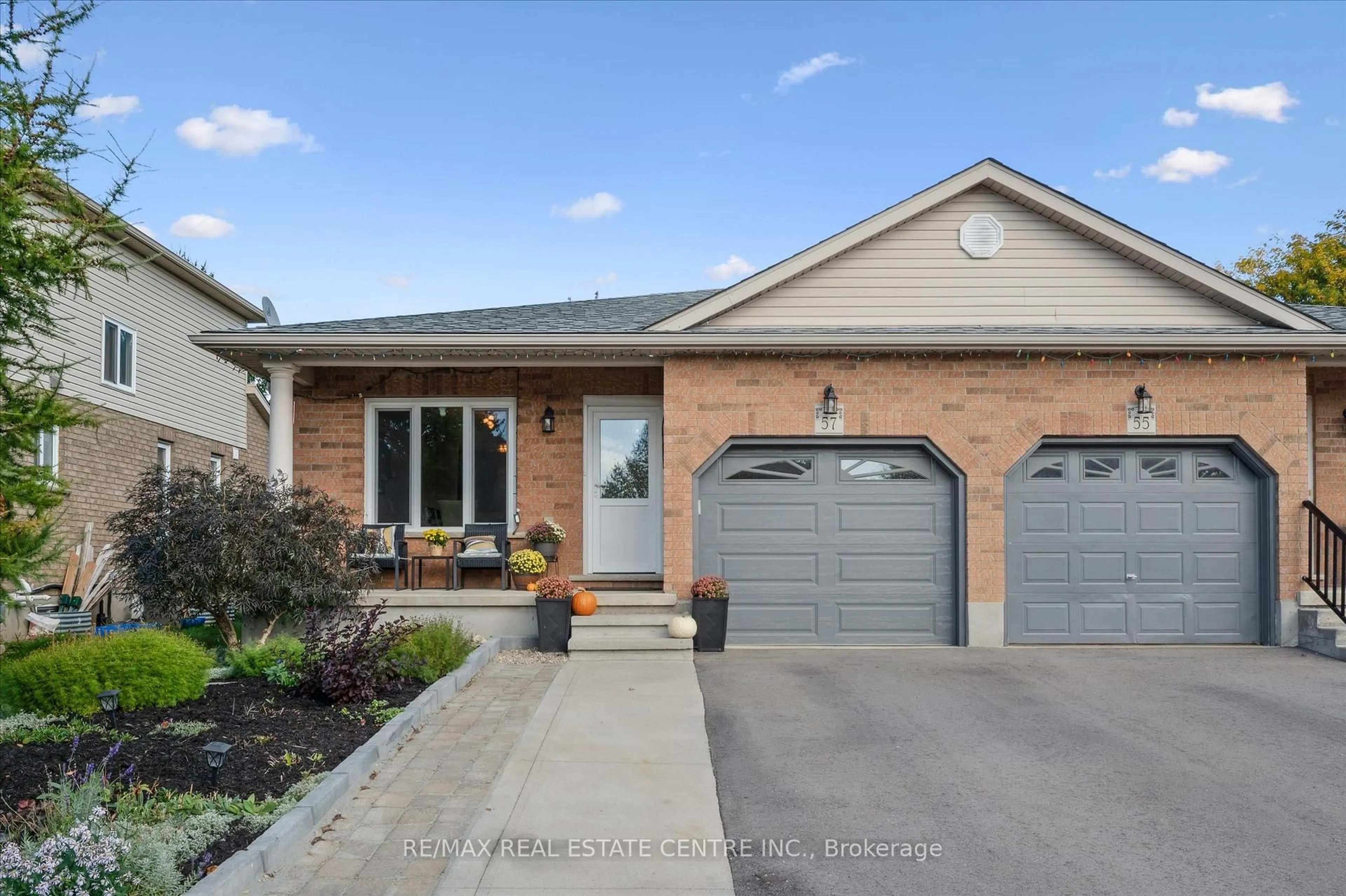 Home with brick exterior material, street for 57 Muscovey Dr, Woolwich Ontario N3B 3M6