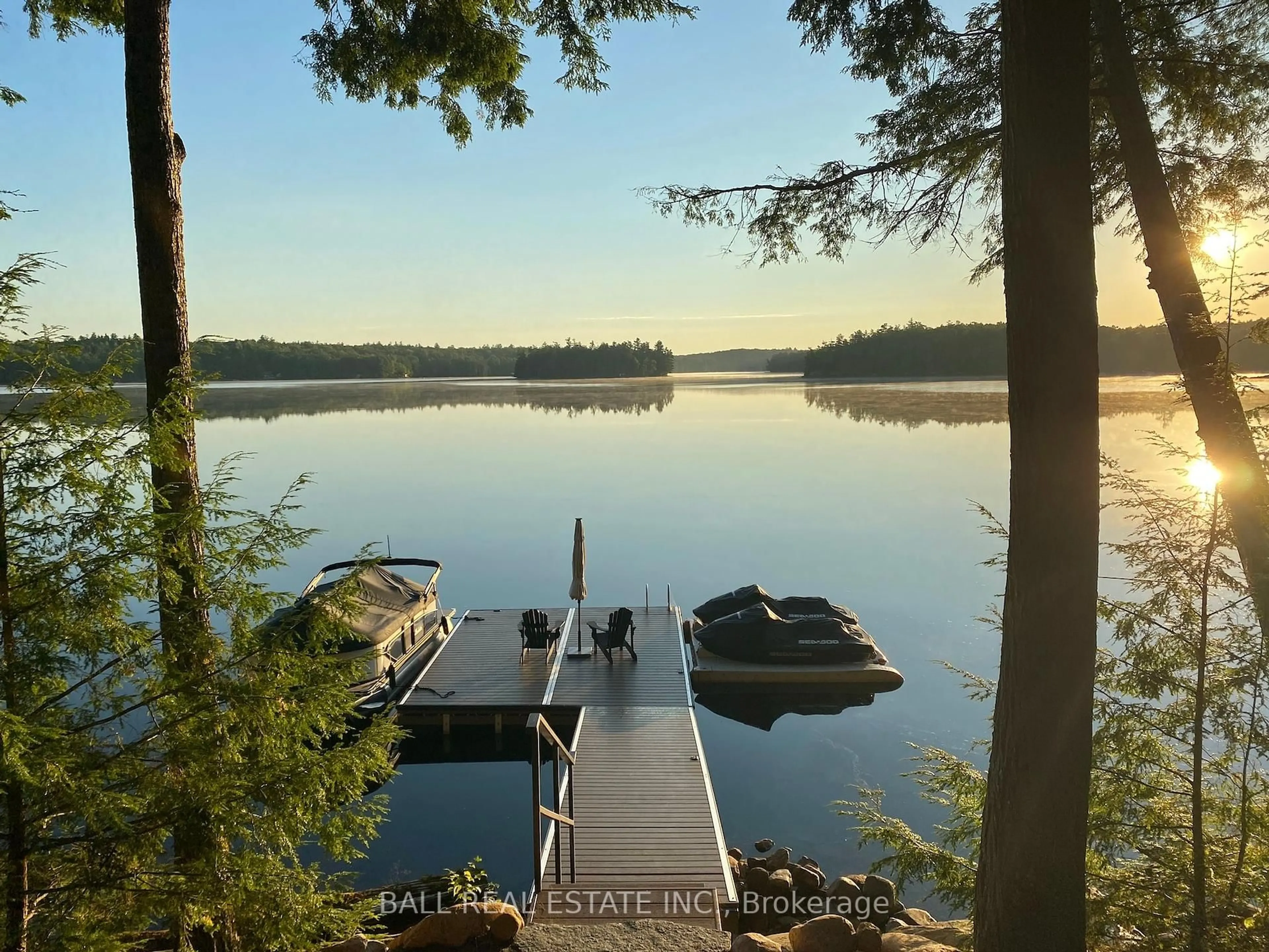 A pic from outside/outdoor area/front of a property/back of a property/a pic from drone, water/lake/river/ocean view for 133 Fire Route 214, Trent Lakes Ontario K0L 1J0