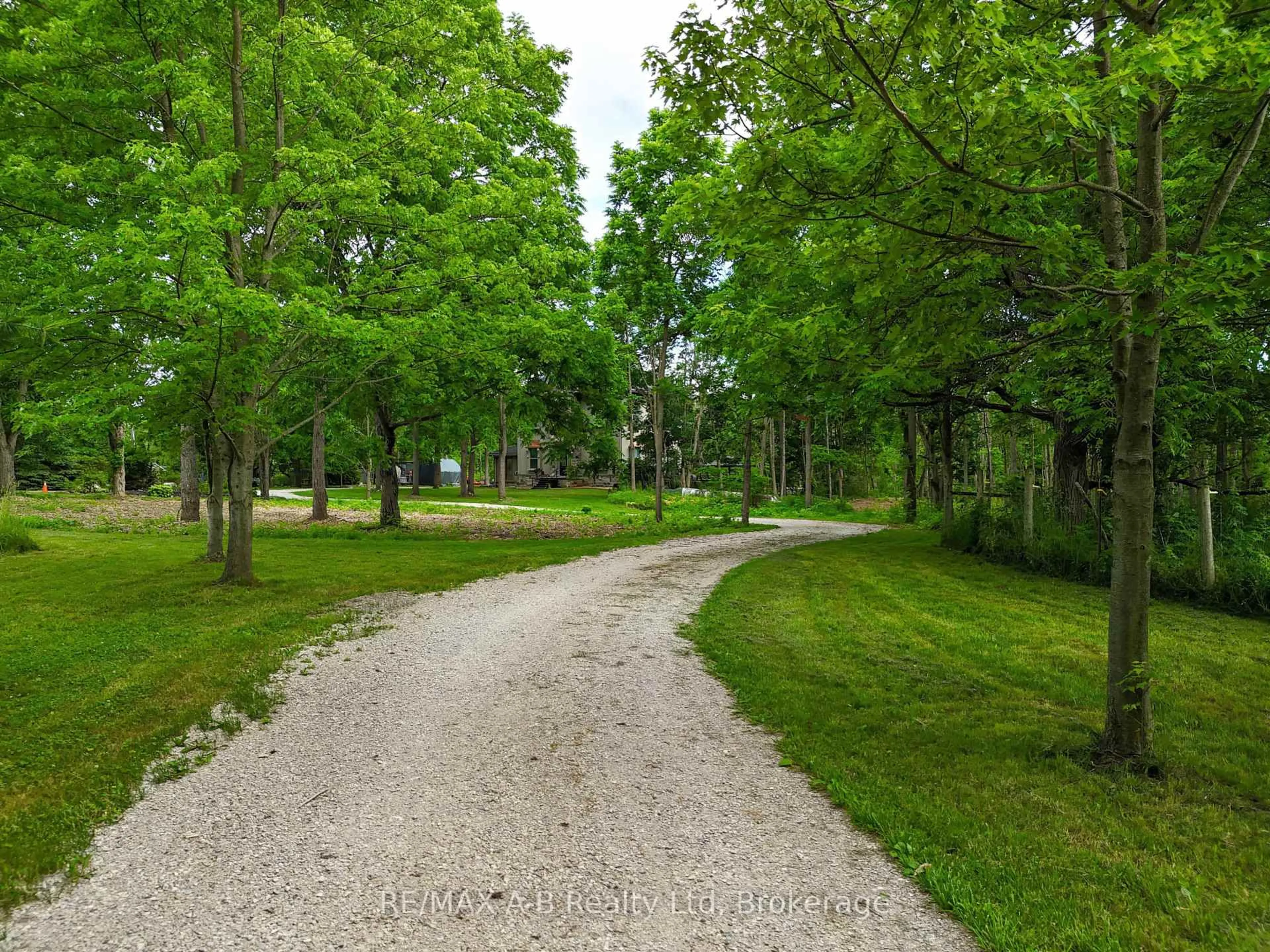 A pic from outside/outdoor area/front of a property/back of a property/a pic from drone, forest/trees view for 12096 Gale Rd, North Middlesex Ontario N0M 1A0