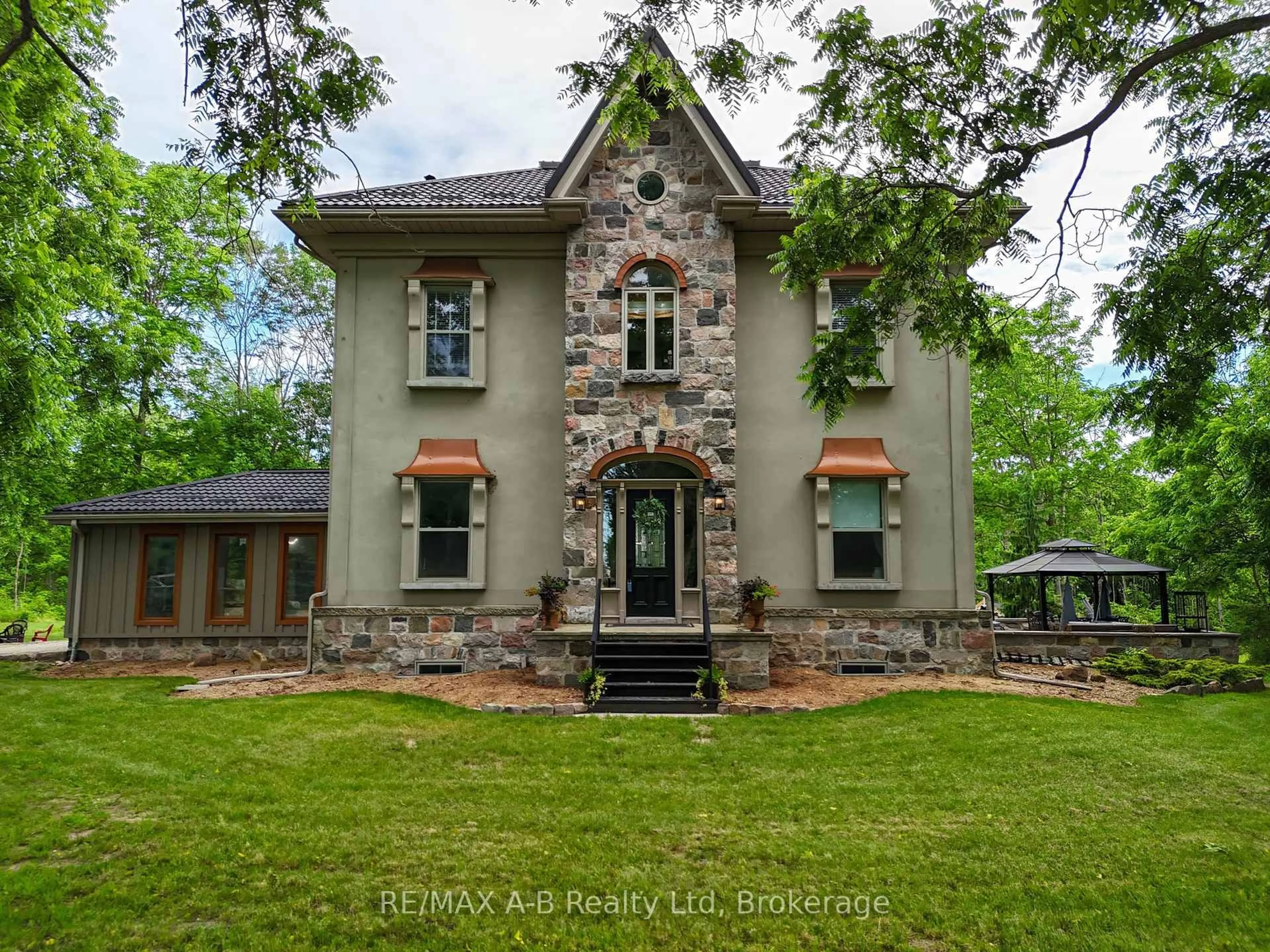 Home with brick exterior material, building for 12096 Gale Rd, North Middlesex Ontario N0M 1A0