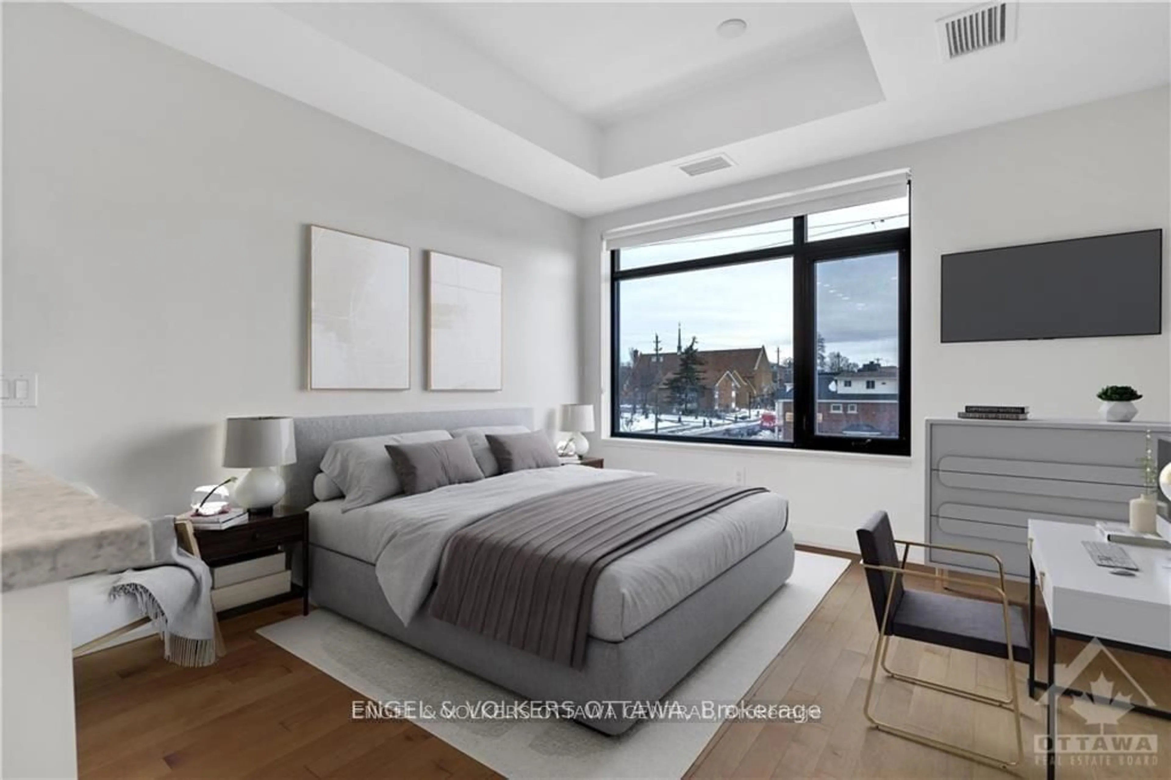 Bedroom with bed, unknown for 60 Springhurst Ave #303, Ottawa Ontario K1S 5V7