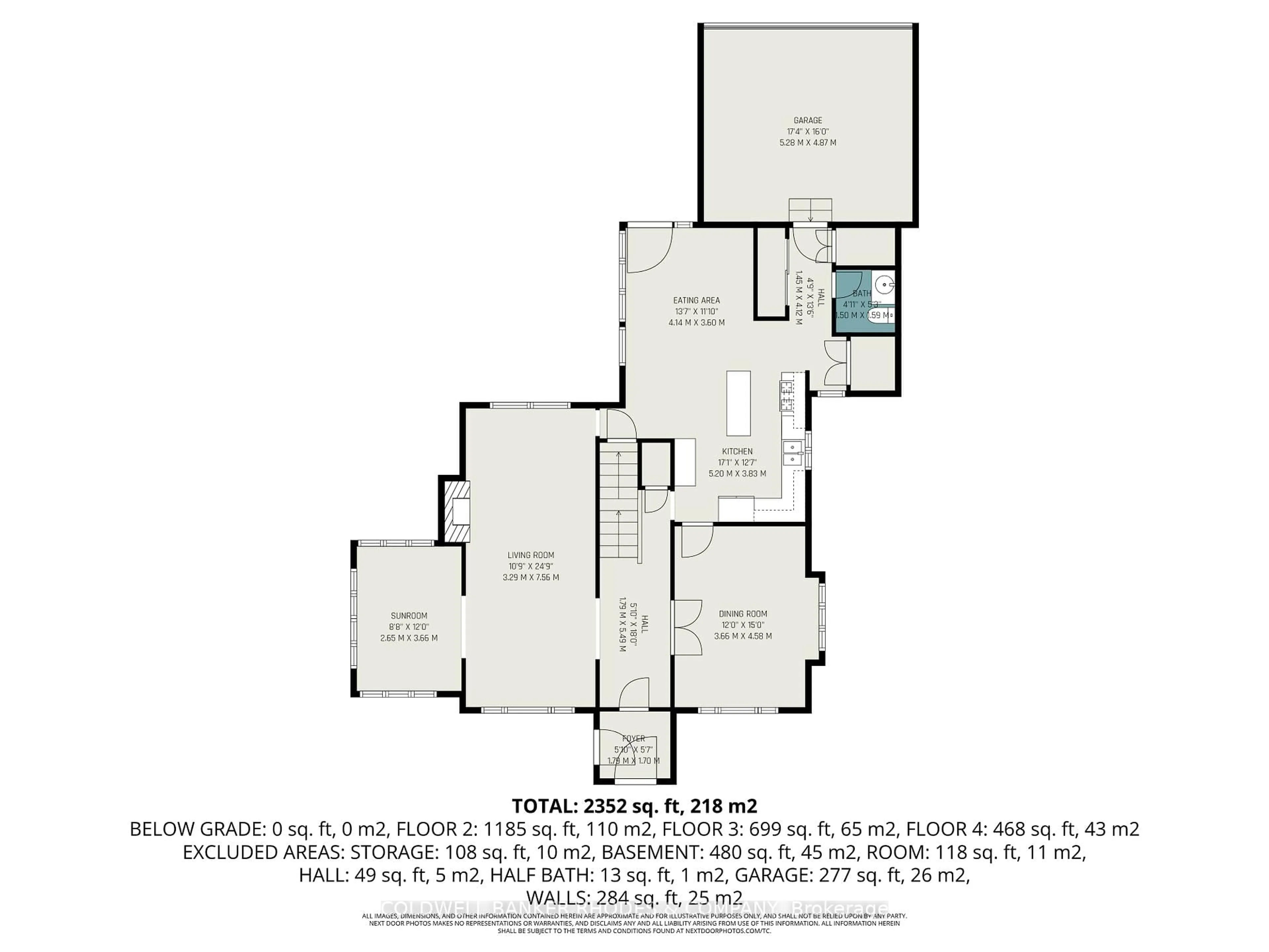 Floor plan for 720 Parkdale Ave, Ottawa Ontario K1Y 1J3