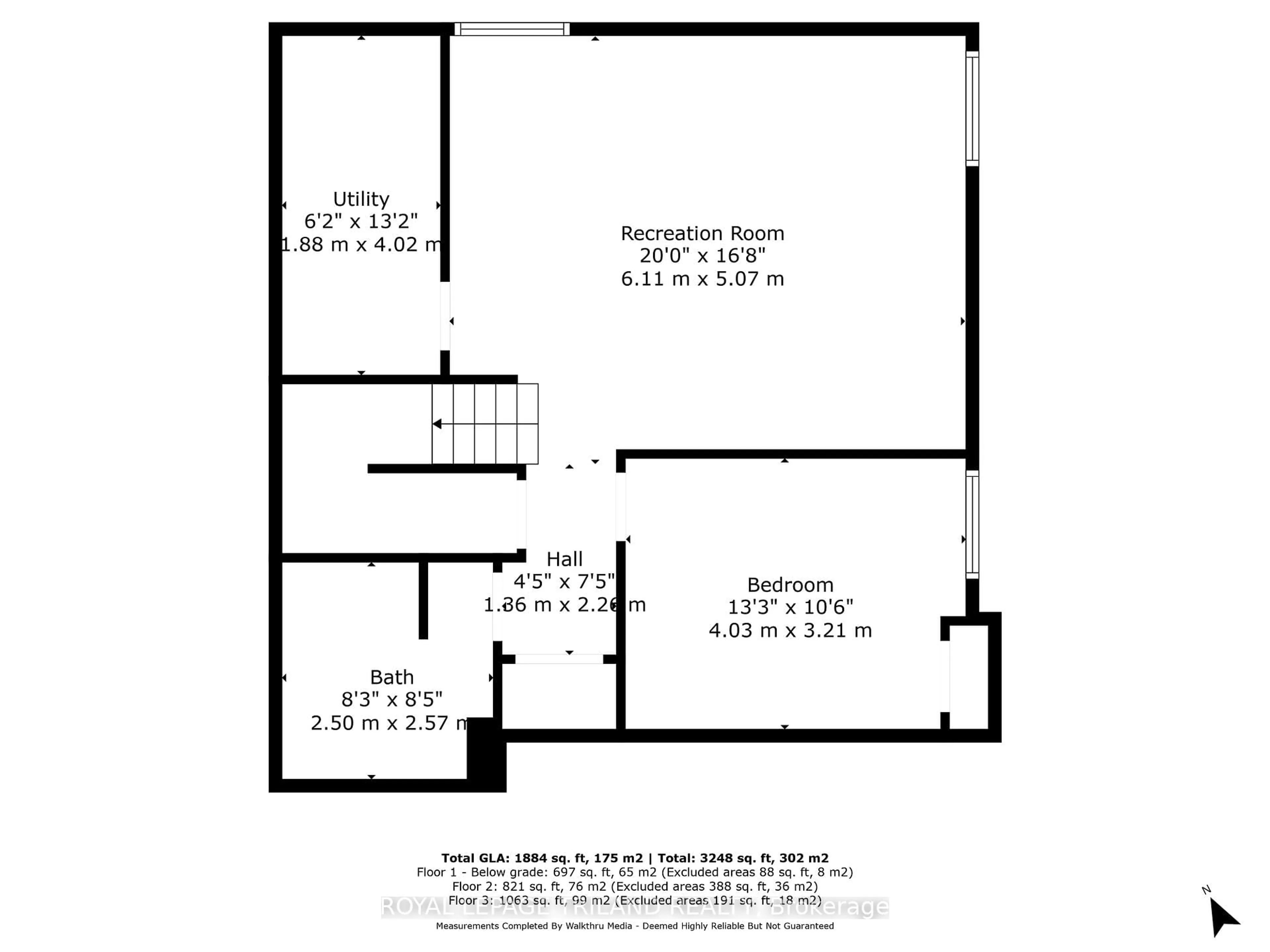 Floor plan for 34 Alberta St, Lambton Shores Ontario N0M 1T0