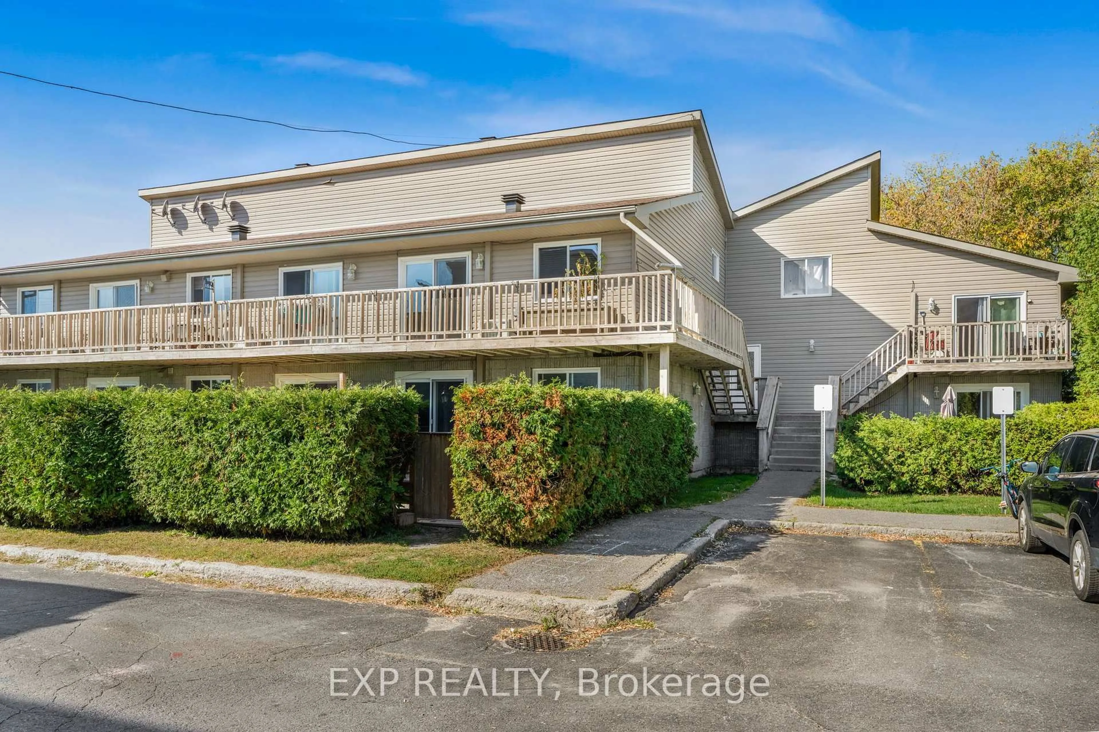A pic from outside/outdoor area/front of a property/back of a property/a pic from drone, street for 776 St Jean St #8, Casselman Ontario K0A 1M0