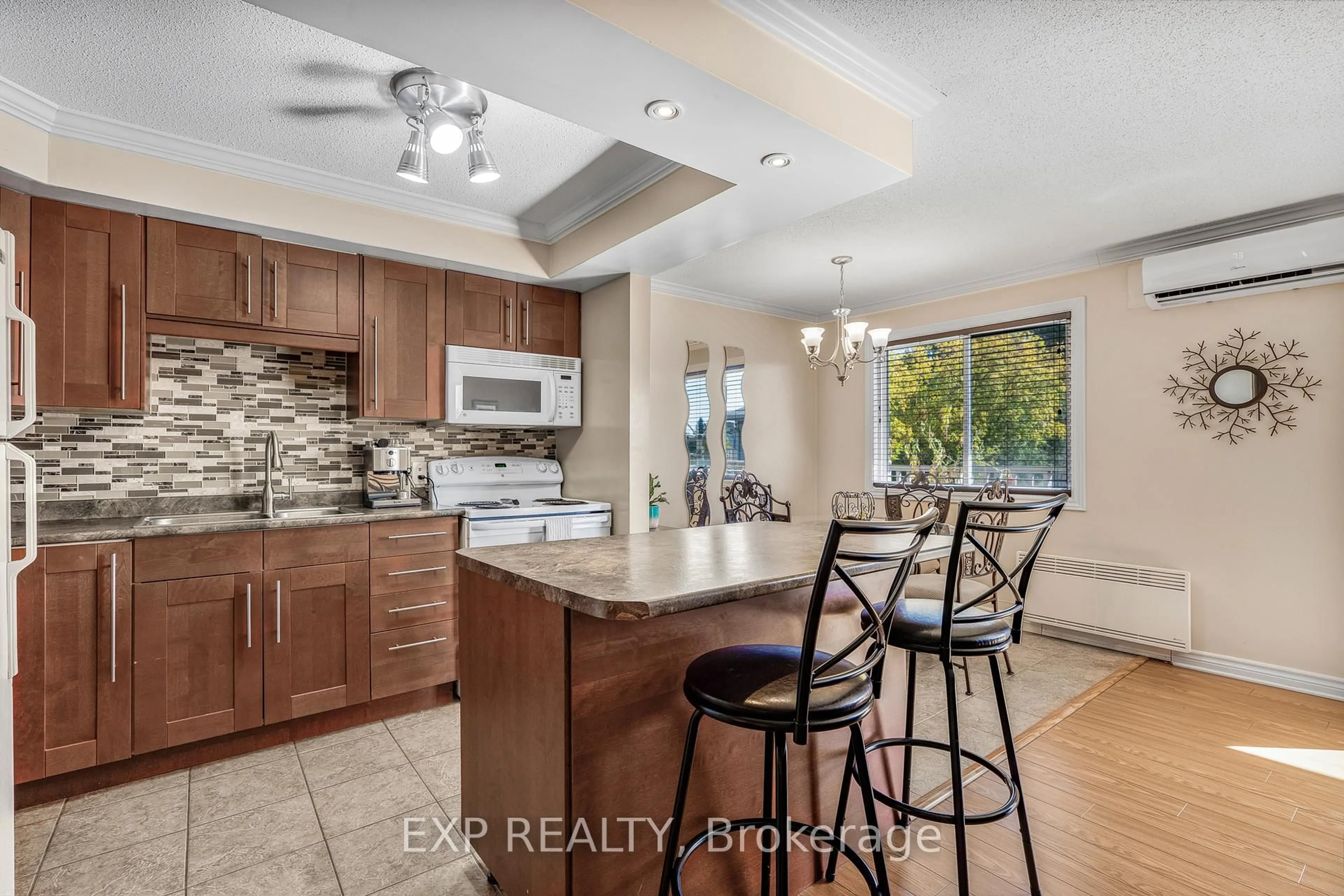 Open concept kitchen, ceramic/tile floor for 776 St Jean St #8, Casselman Ontario K0A 1M0