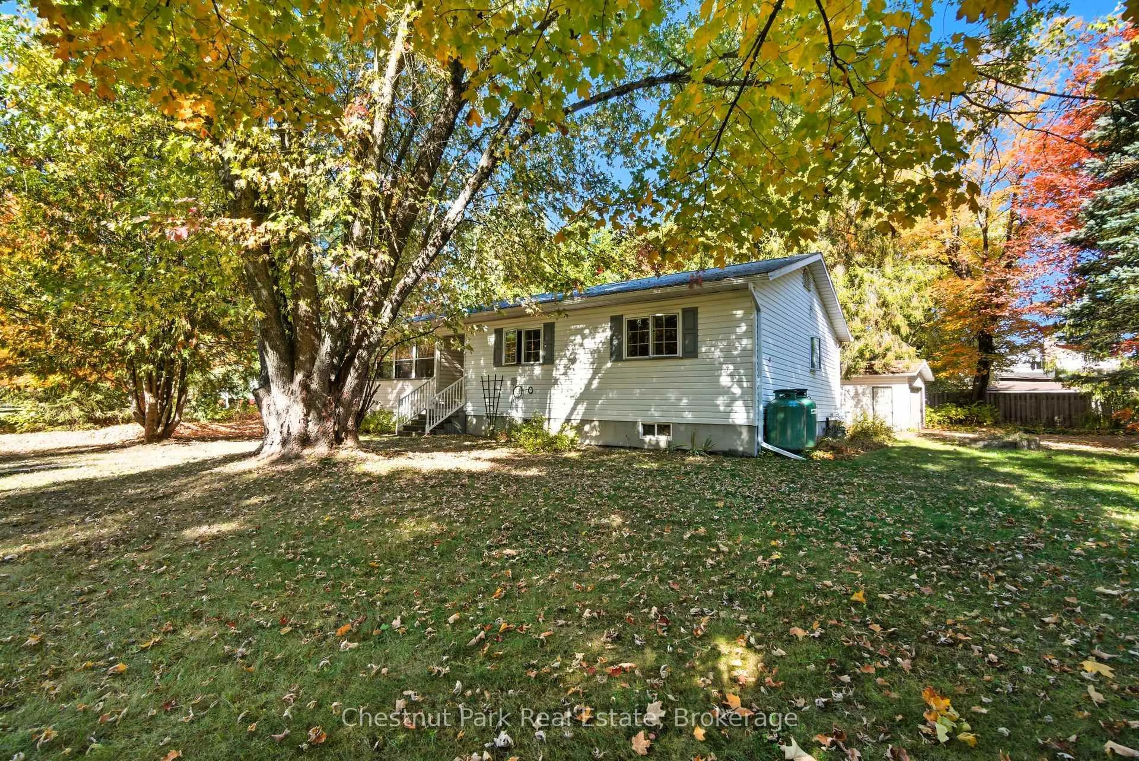 A pic from outside/outdoor area/front of a property/back of a property/a pic from drone, street for 14 Dickie St, Lake of Bays Ontario P0B 1A0