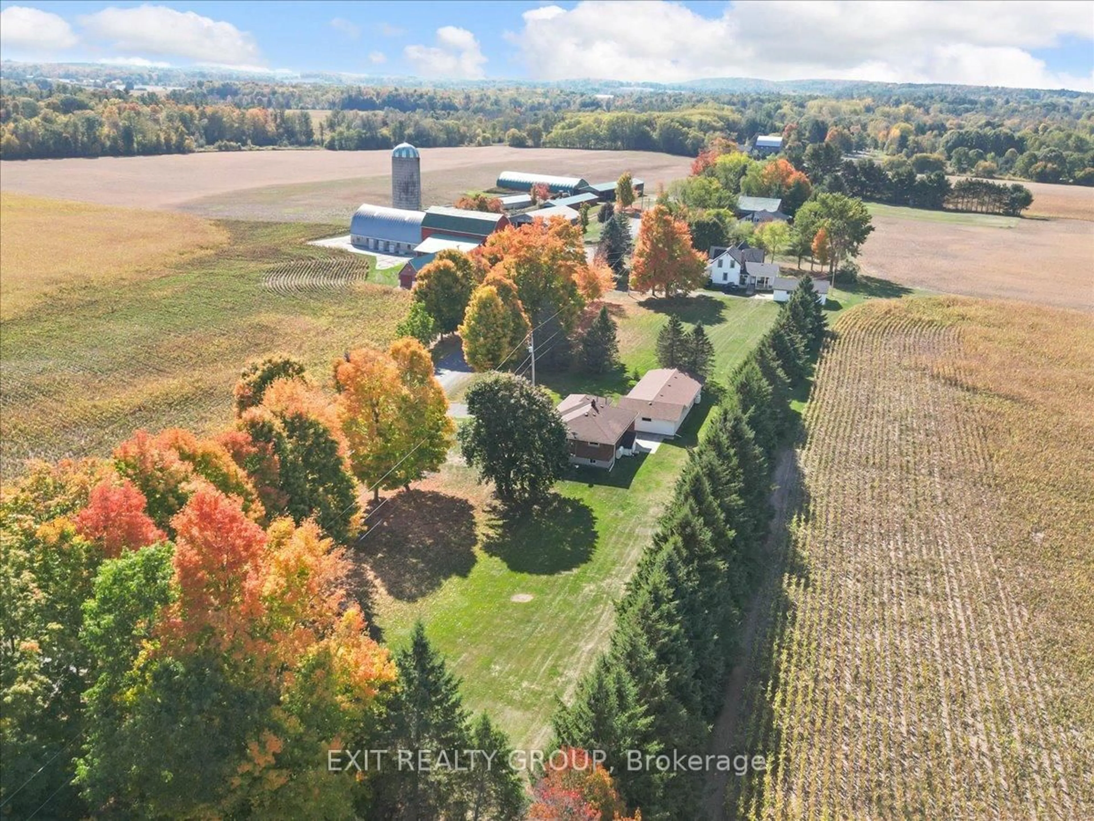 A pic from outside/outdoor area/front of a property/back of a property/a pic from drone, unknown for 654 Fish & Game Club Rd, Hastings Ontario K0K 2C0