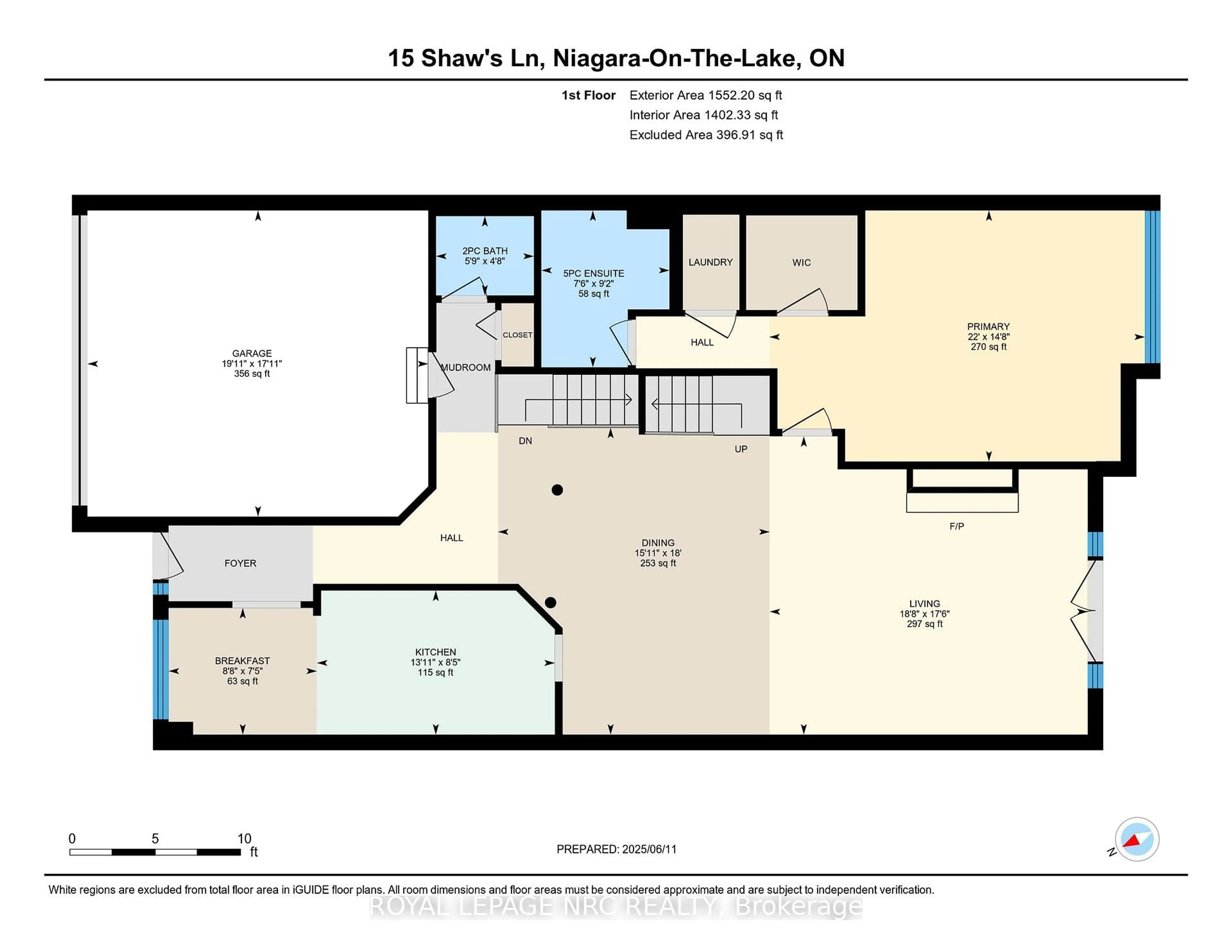 Floor plan for 15 SHAWS Lane, Niagara-on-the-Lake Ontario L0S 1J0