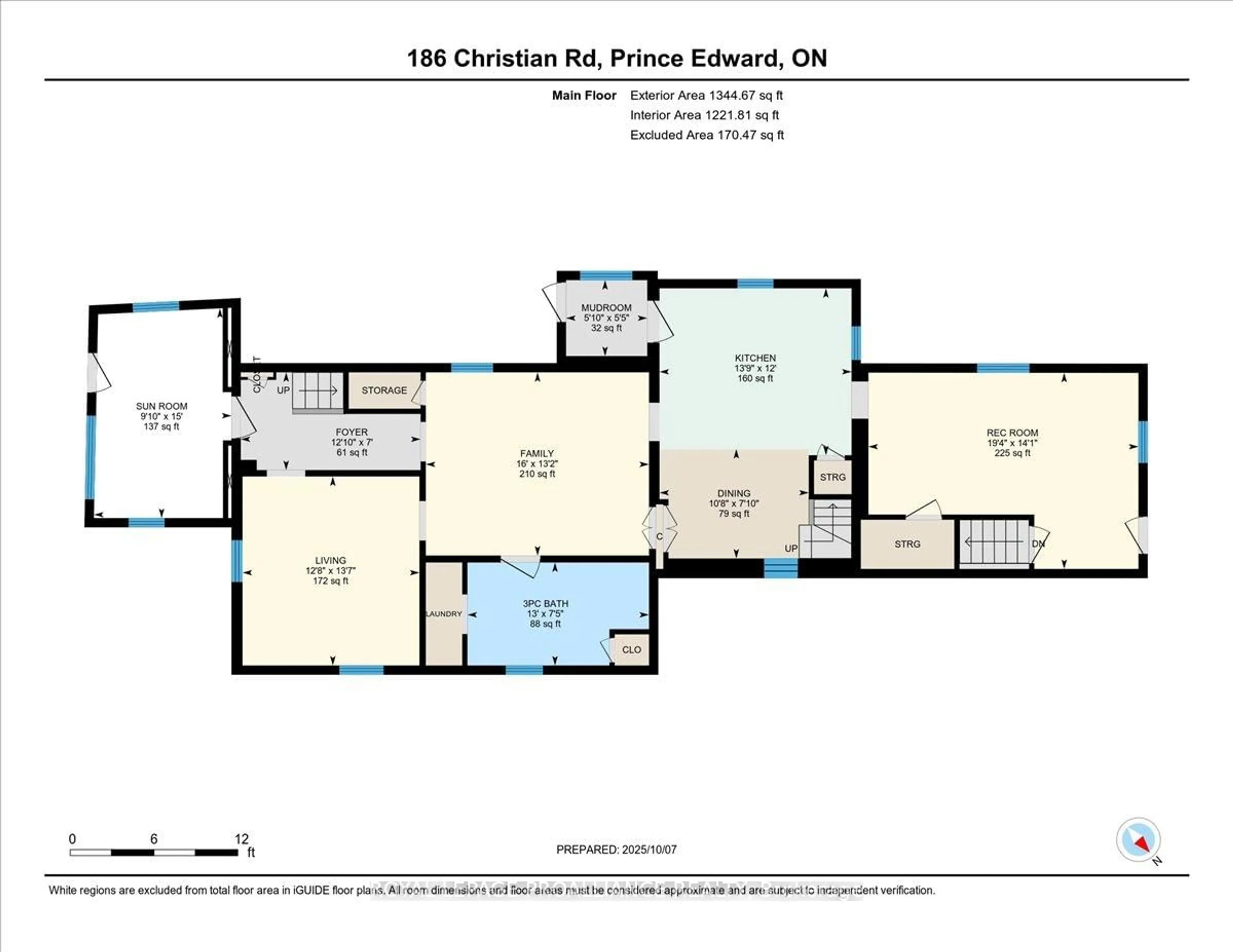 Floor plan for 186 Christian Rd, Prince Edward County Ontario K0K 1G0