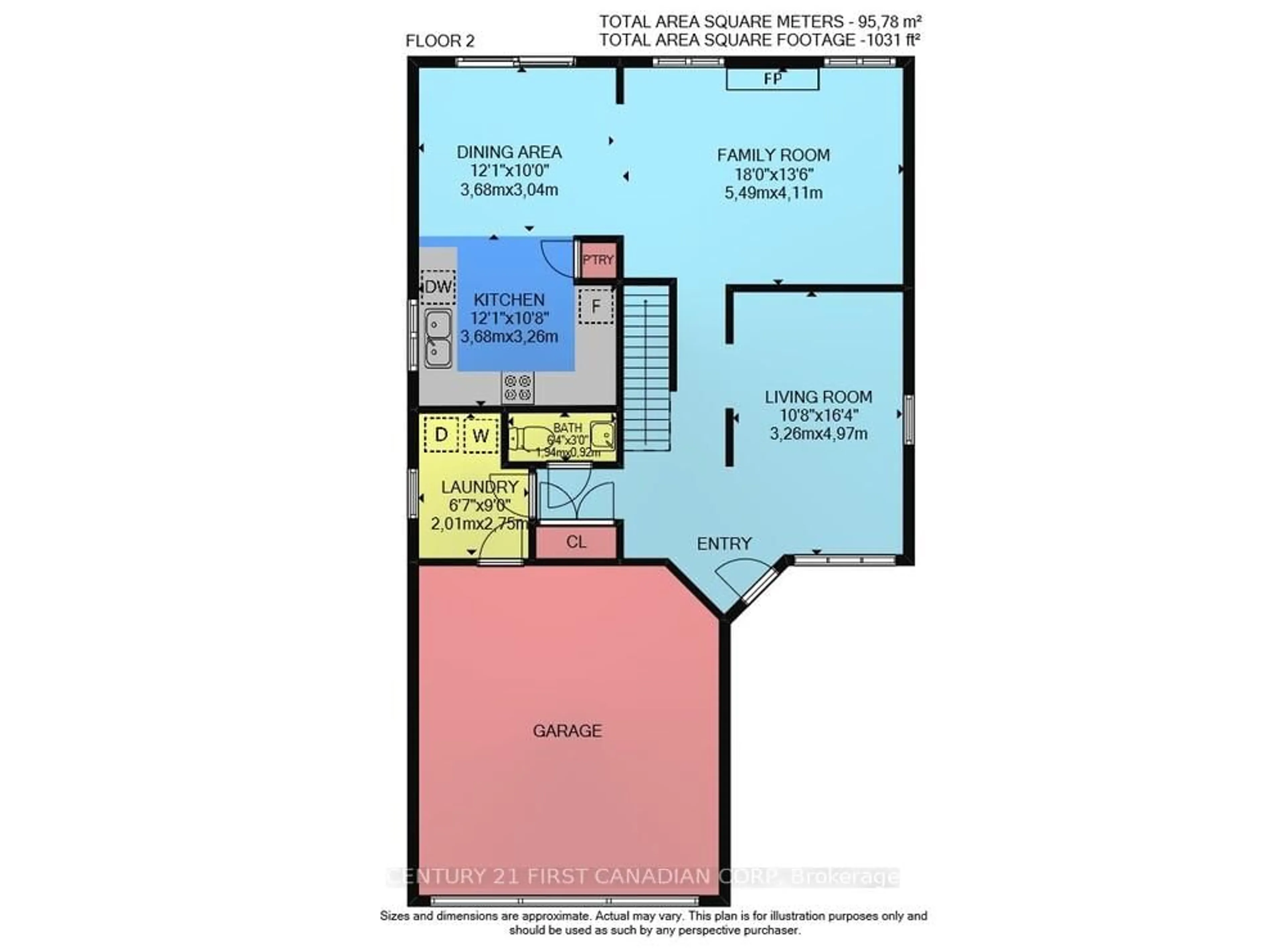 Floor plan for 2064 Blackwater Rd, London North Ontario N5X 4J9