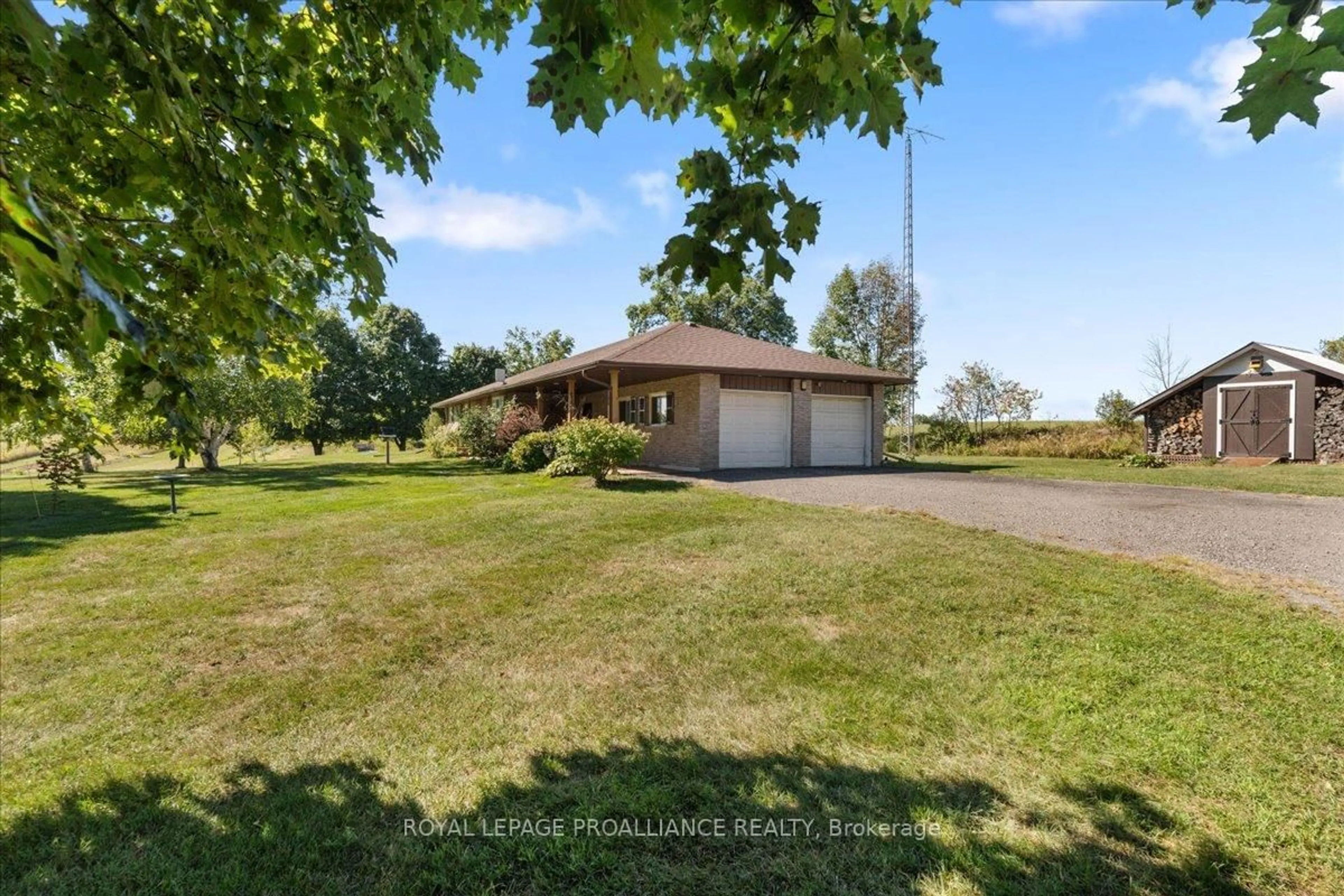 A pic from outside/outdoor area/front of a property/back of a property/a pic from drone, water/lake/river/ocean view for 3223 Stirling-Marmora Rd, Stirling Ontario K0K 3E0