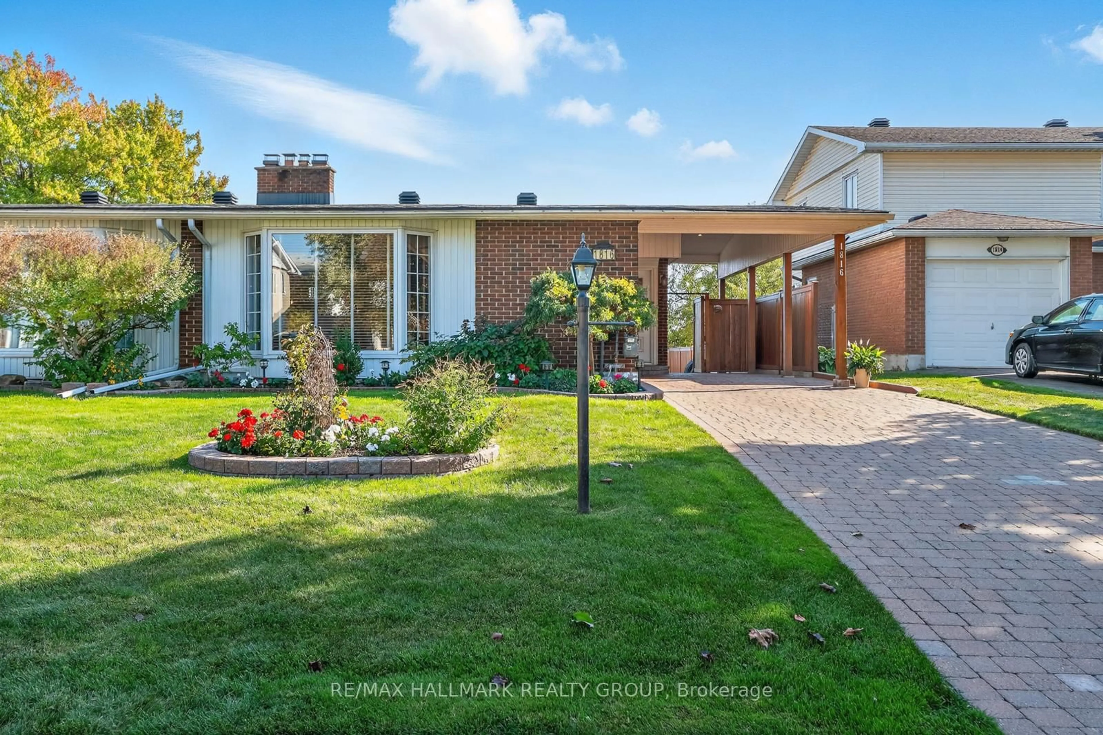 Home with brick exterior material, street for 1816 Applegrove Crt, Ottawa Ontario K1J 6S5