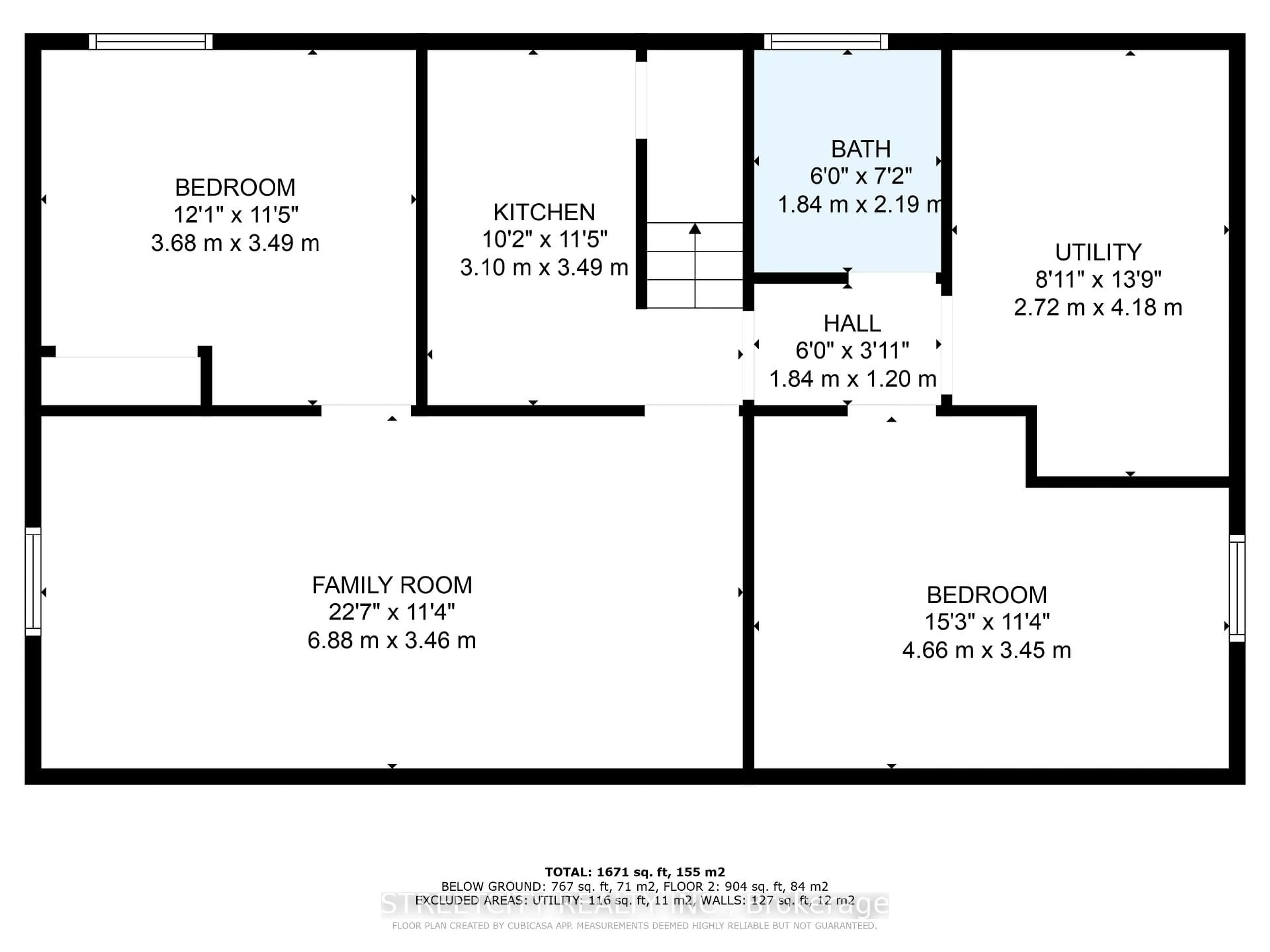 Floor plan for 407 Elm St, St. Thomas Ontario N5R 1K2