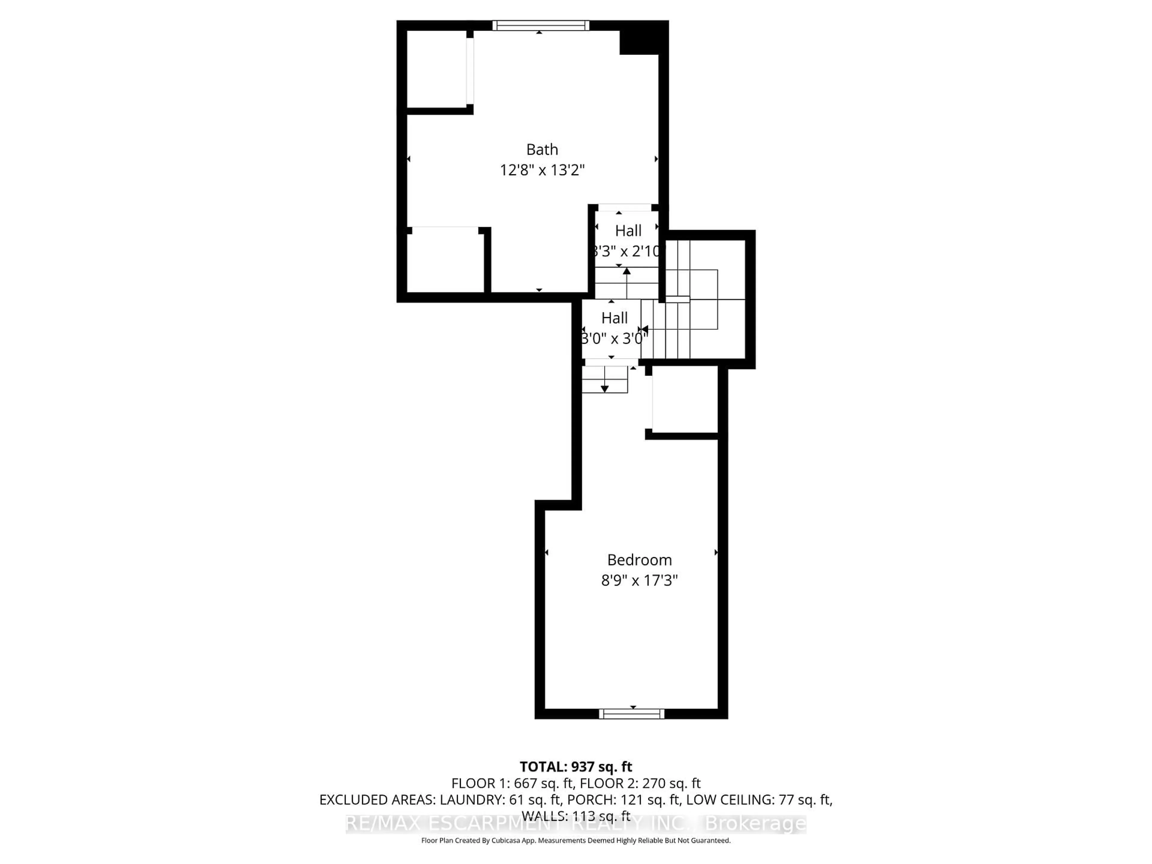 Floor plan for 78 East 23rd St, Hamilton Ontario L8V 2W8