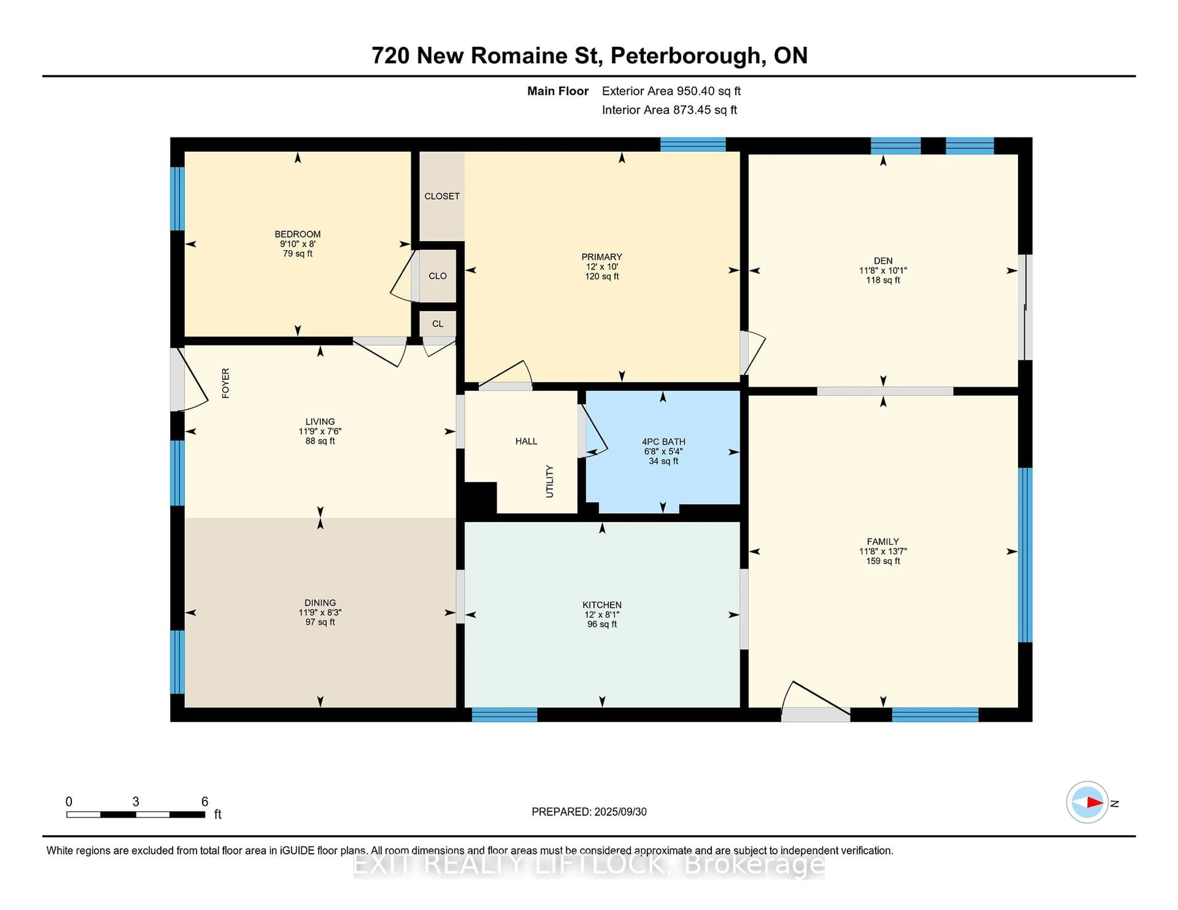Floor plan for 720 New Romaine St, Peterborough Ontario K9J 2E8