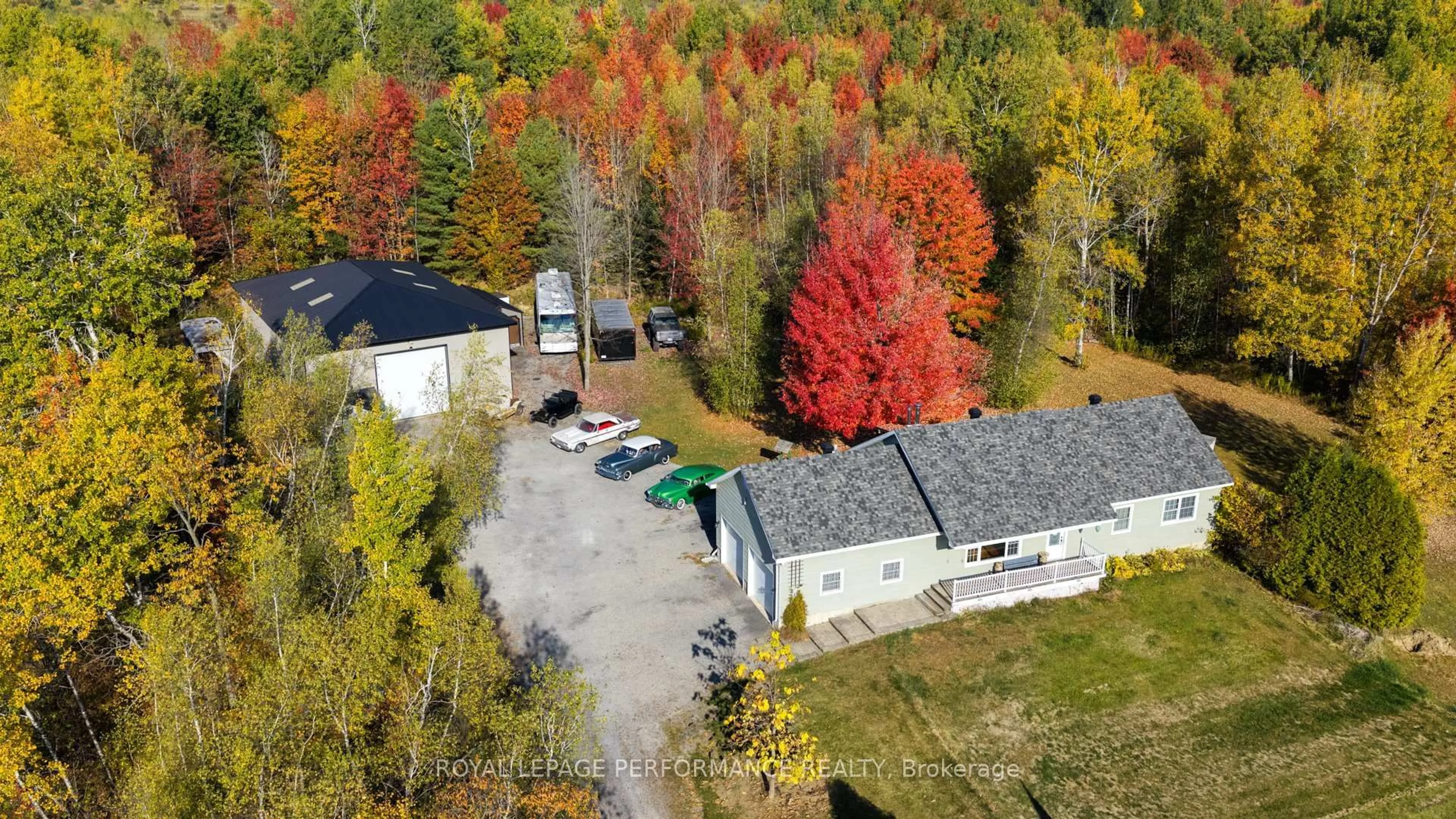 A pic from outside/outdoor area/front of a property/back of a property/a pic from drone, unknown for 2150 County rd 14 Rd, Hawkesbury Ontario K0B 1B0