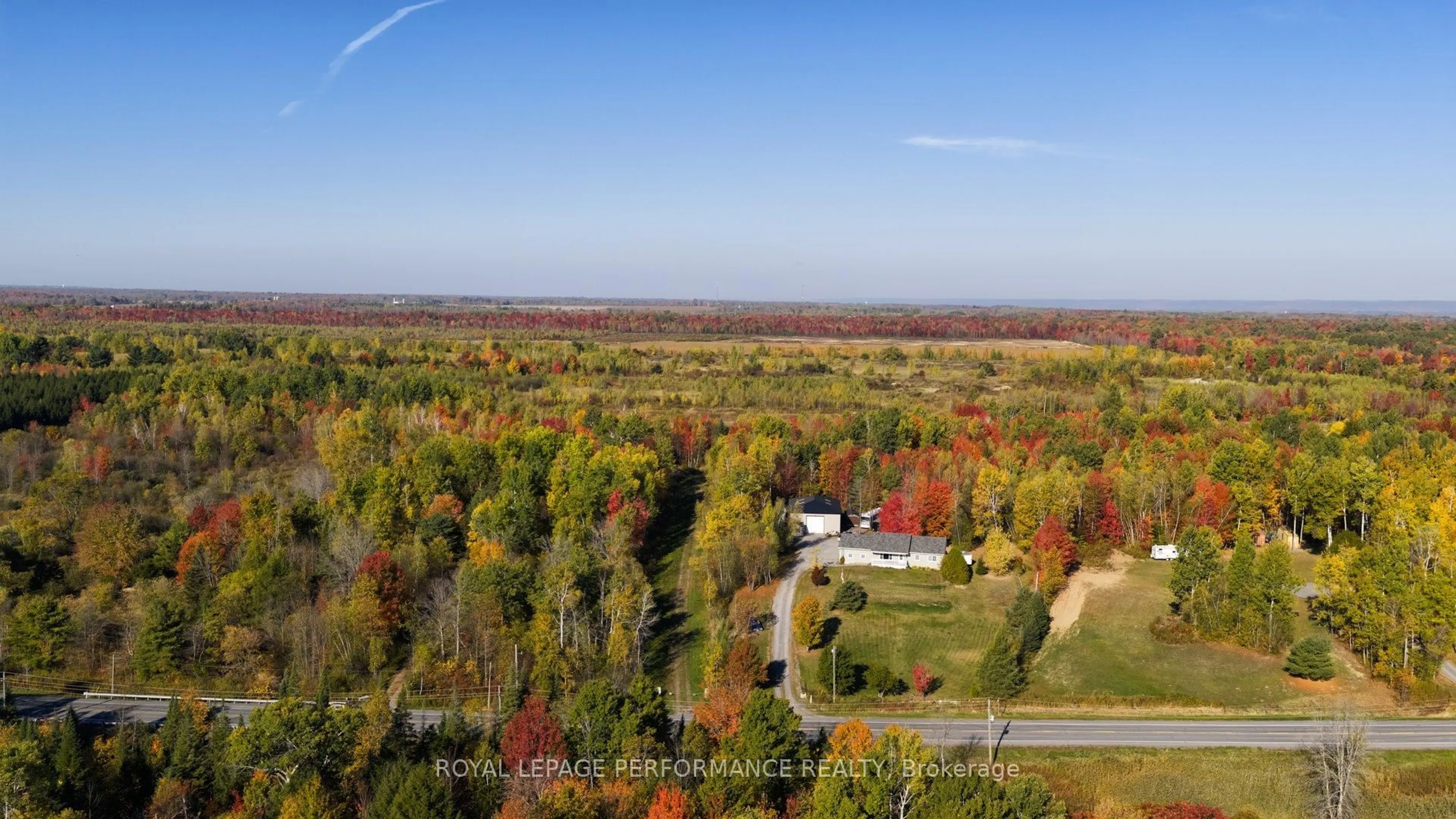A pic from outside/outdoor area/front of a property/back of a property/a pic from drone, forest/trees view for 2150 County rd 14 Rd, Hawkesbury Ontario K0B 1B0