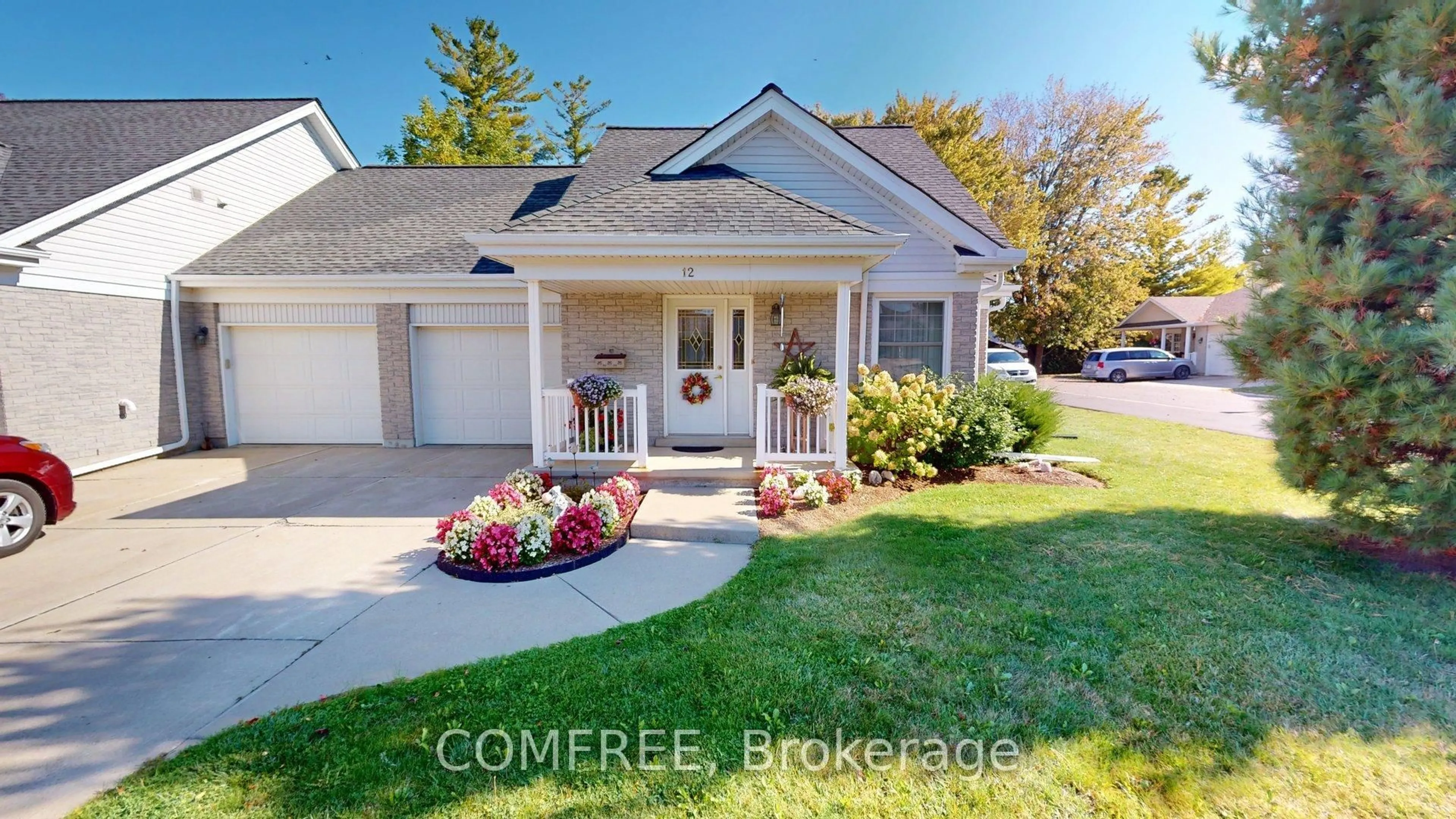 Home with brick exterior material, street for 12 Pond View Dr #12, Wellesley Ontario N0B 2T0