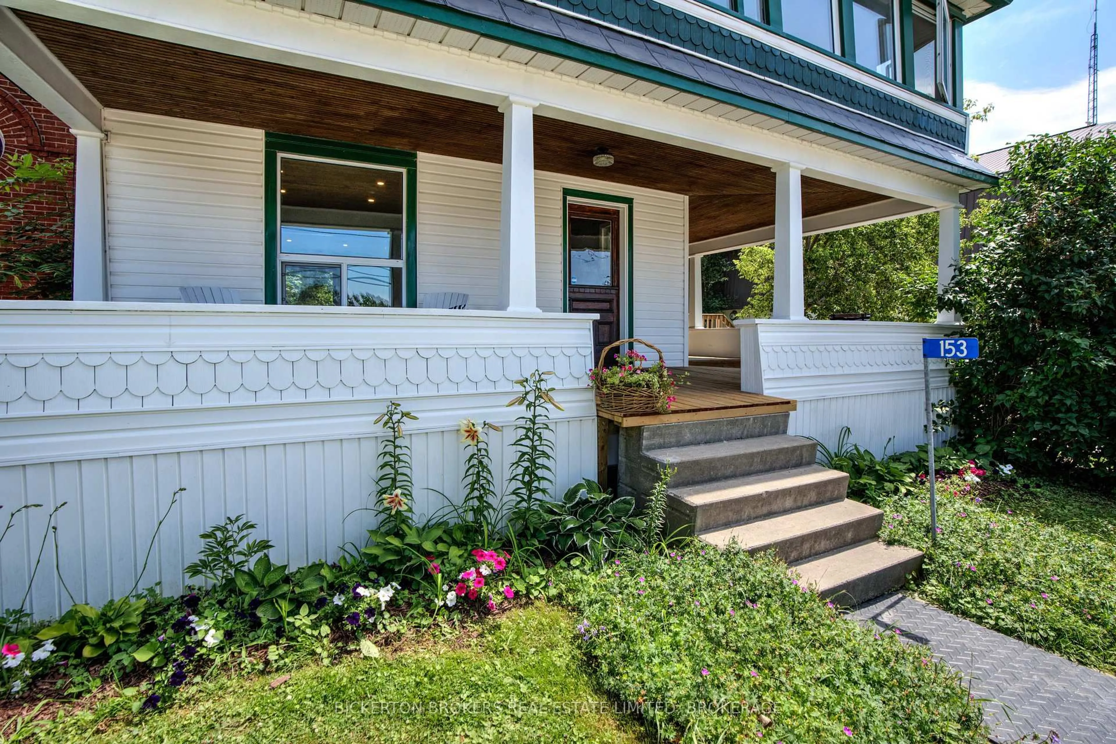 Home with vinyl exterior material, street for 153 Main St, Leeds and the Thousand Islands Ontario K0H 2N0