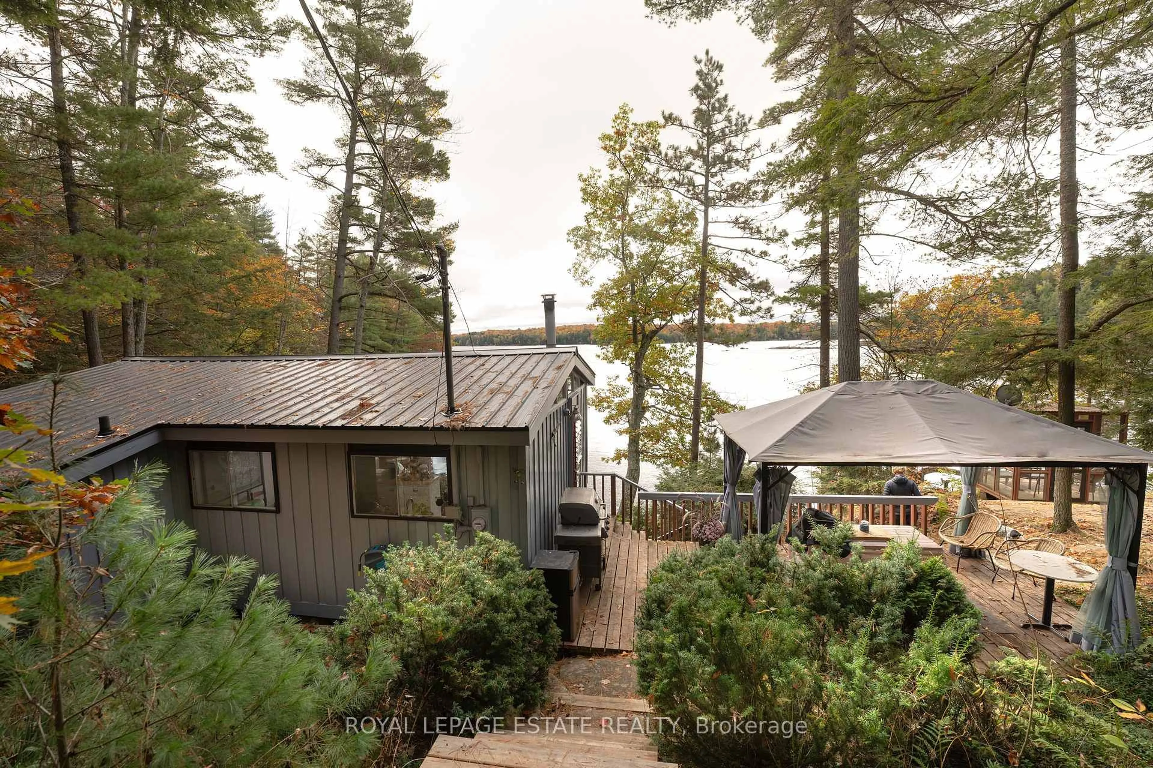 Patio, water/lake/river/ocean view for 329 Fire Route 247 Rd, North Kawartha Ontario K0L 1A0