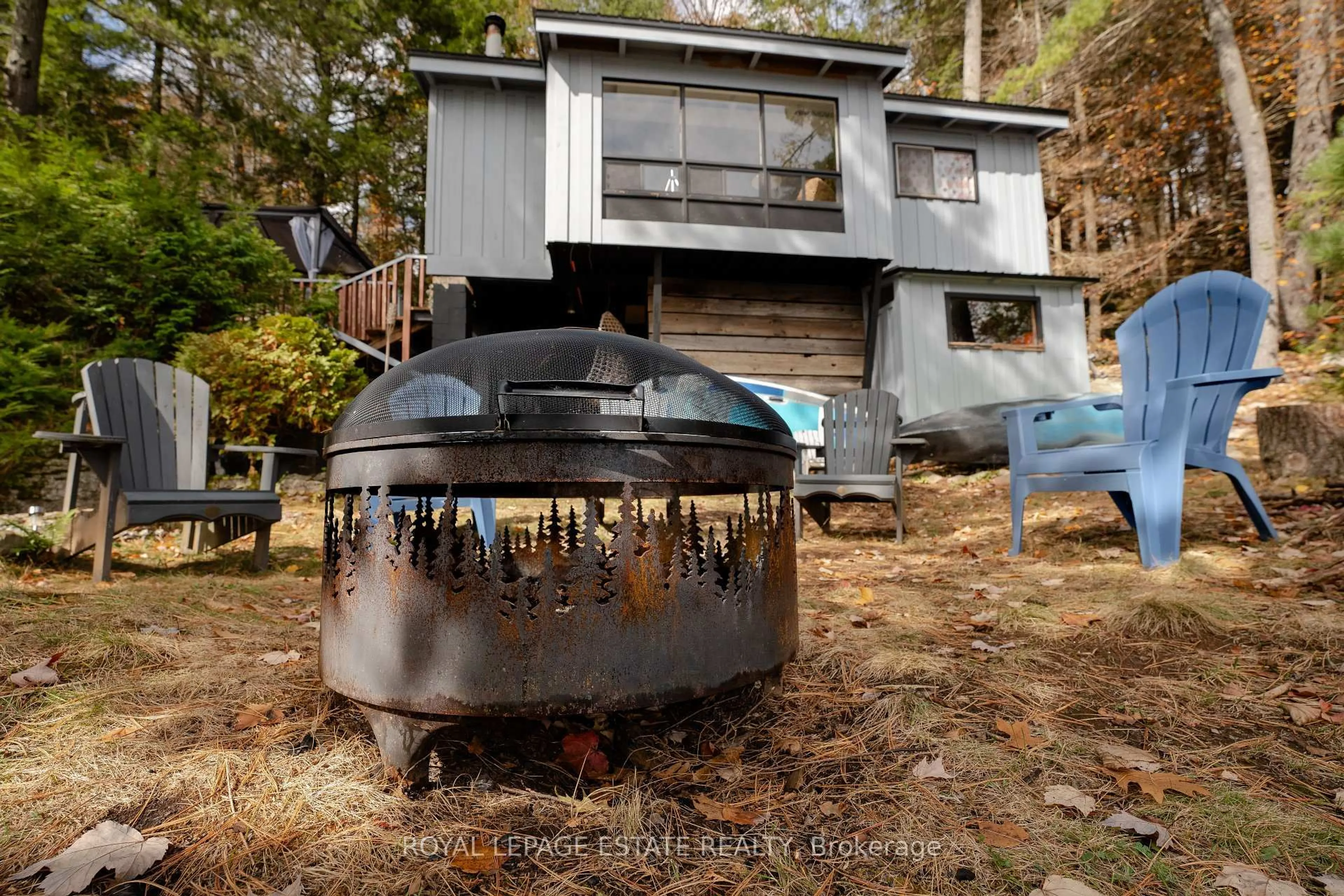 A pic from outside/outdoor area/front of a property/back of a property/a pic from drone, building for 329 Fire Route 247 Rd, North Kawartha Ontario K0L 1A0