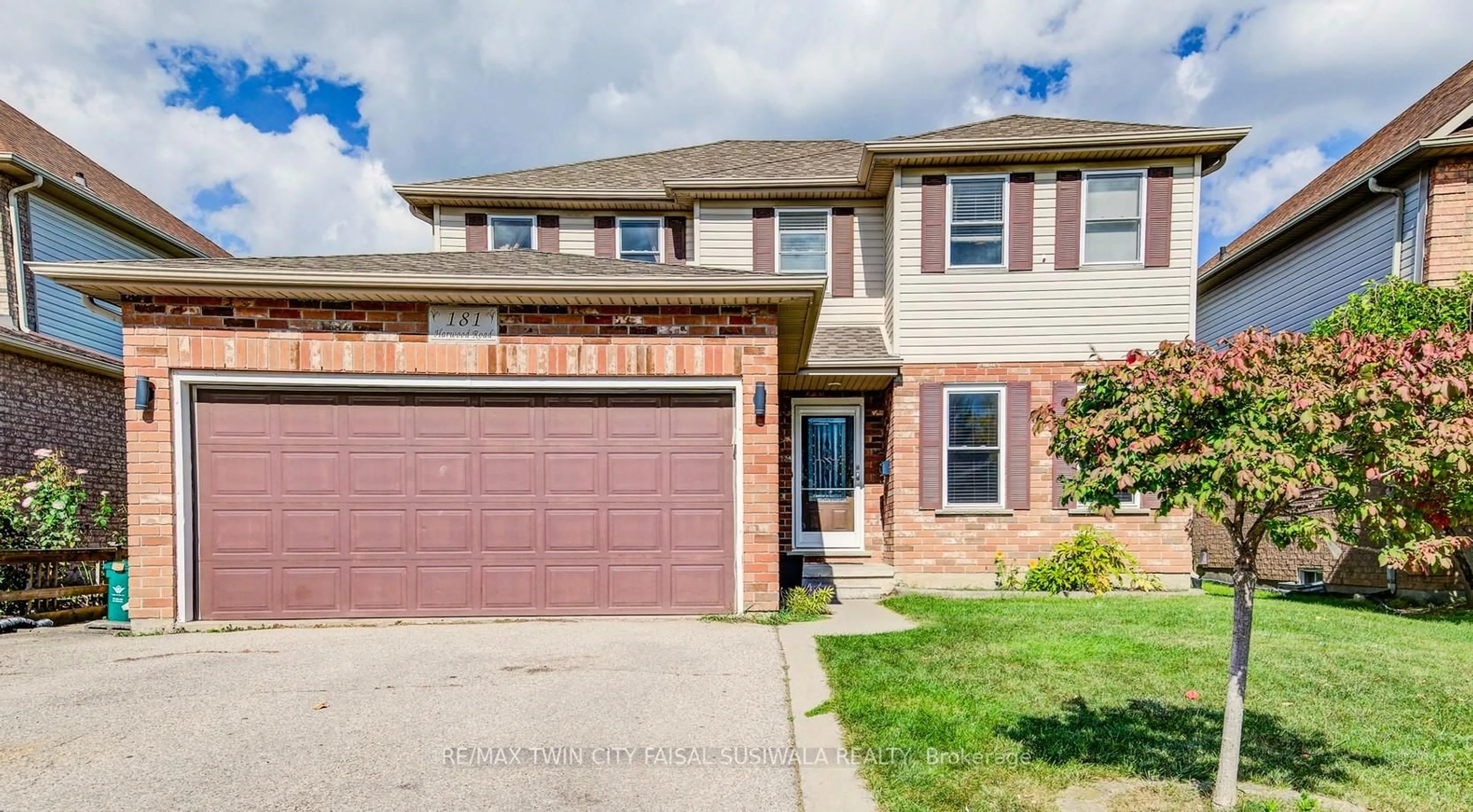 Home with brick exterior material, street for 181 Harwood Rd, Cambridge Ontario N1S 4R9